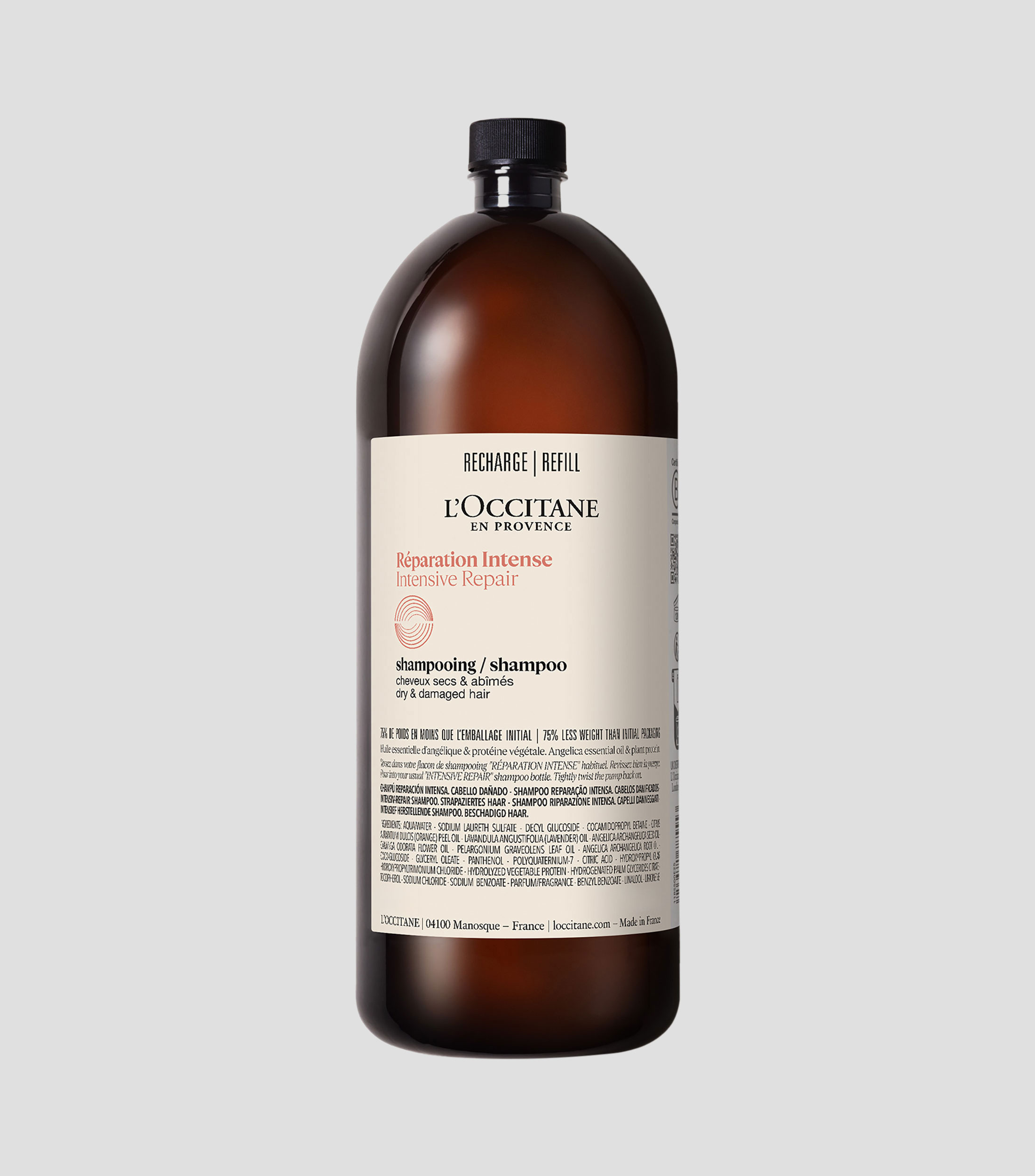 Refil Shampoo Reparacion Intensa, 500 ml