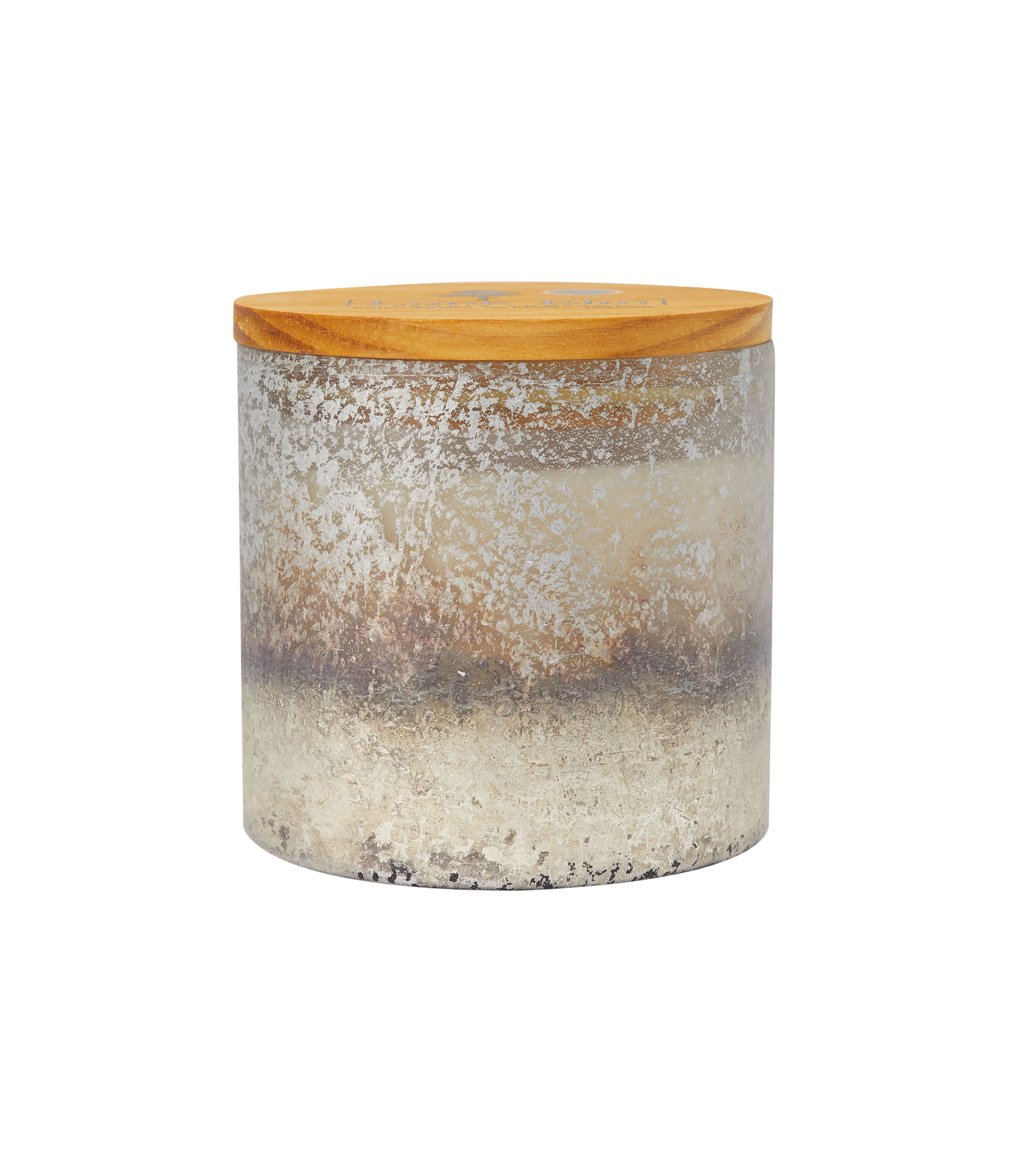 Vela aromática Fresh Linen con tapa de madera