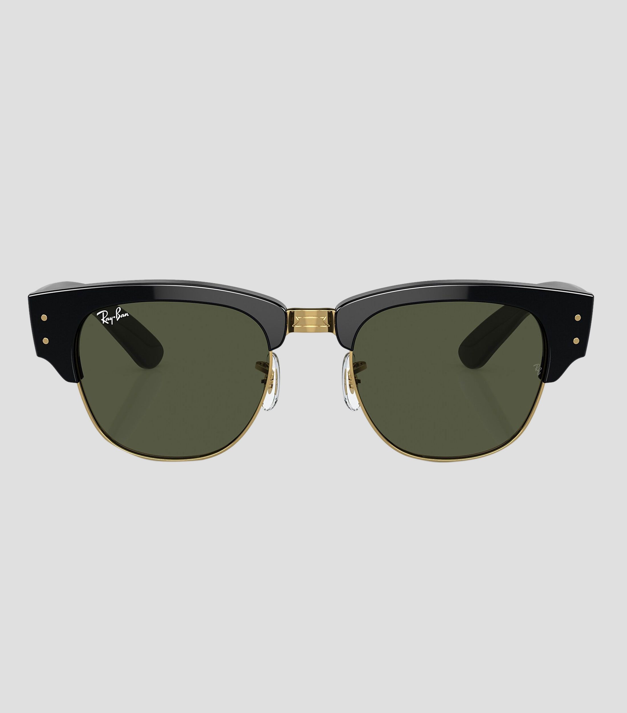 Lentes de sol cuadrados Mega Clubmaster negros Unisex