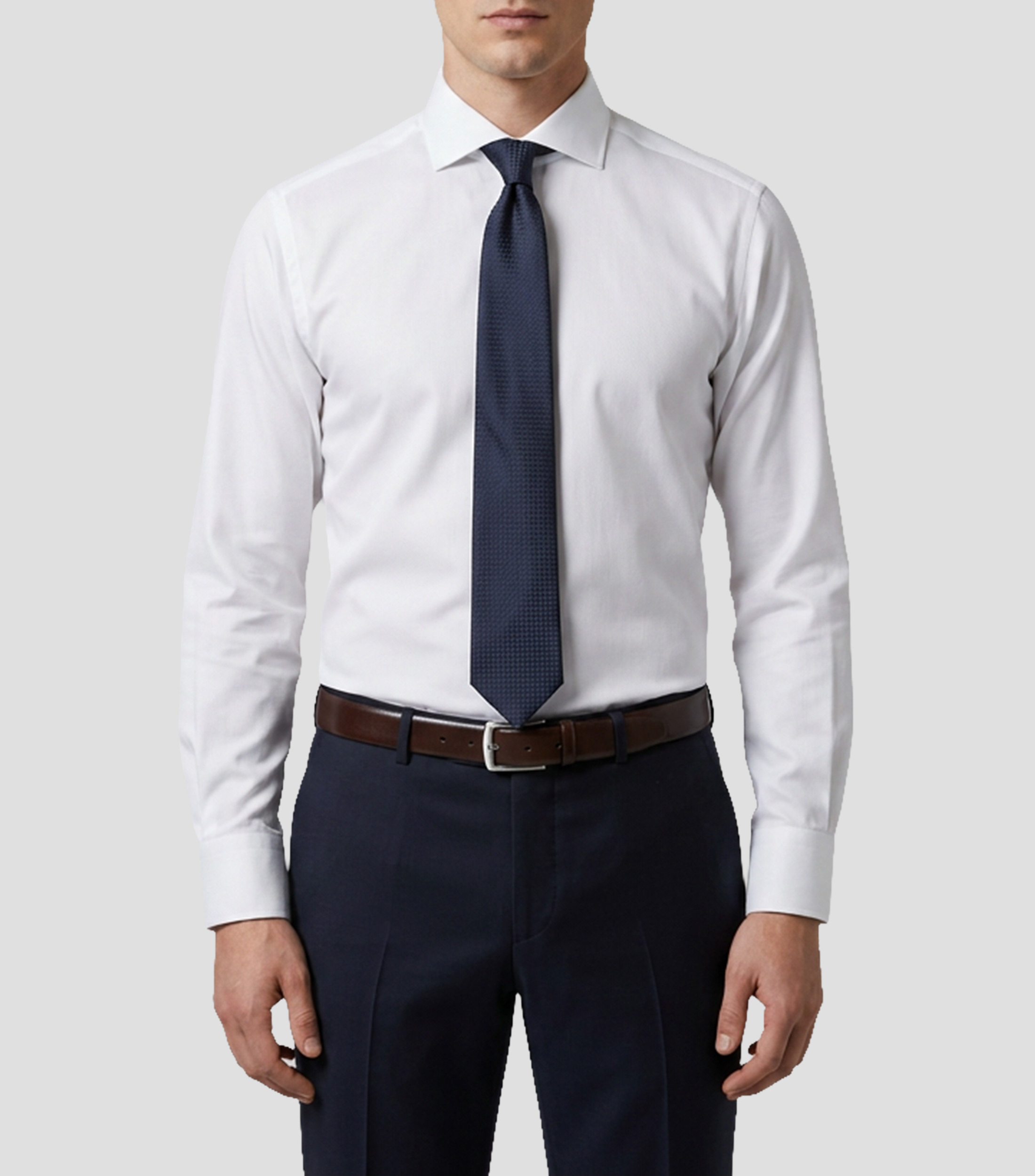 Camisa de Vestir microdiseño manga larga Hombre