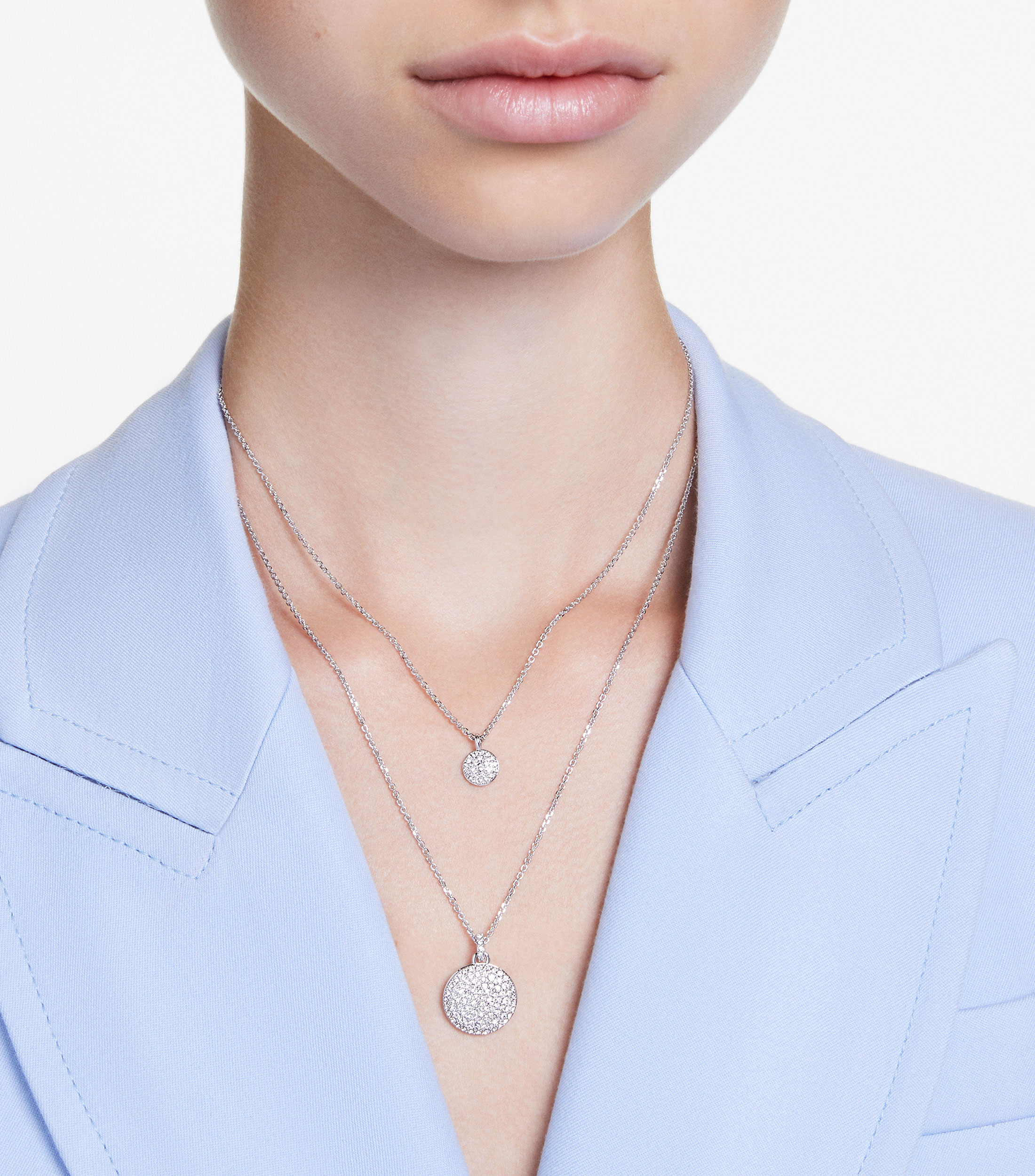Dije en capas con collar Meteora Mujer