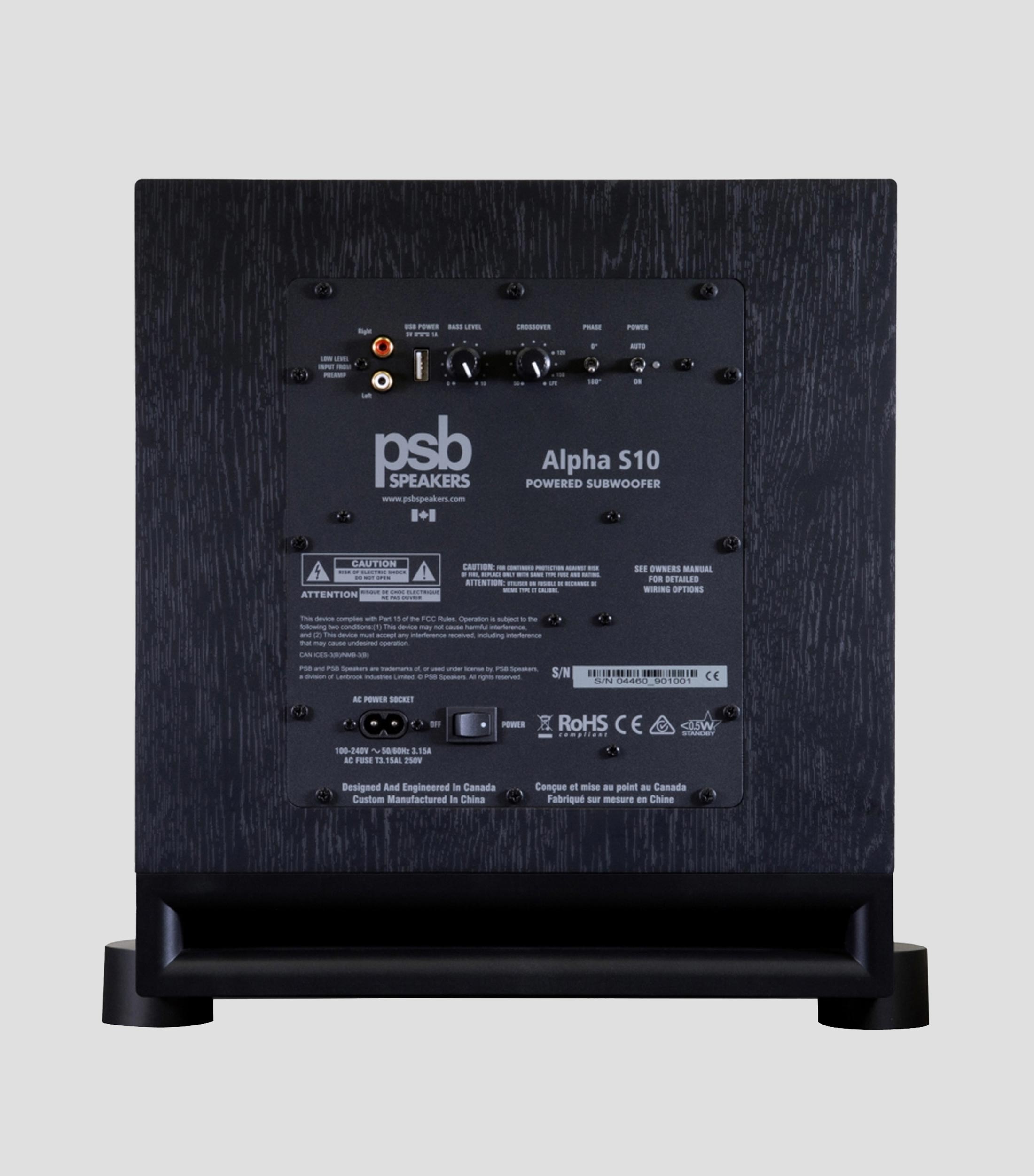 Bocina Subwoofer Alpha S10 Activo 150 W