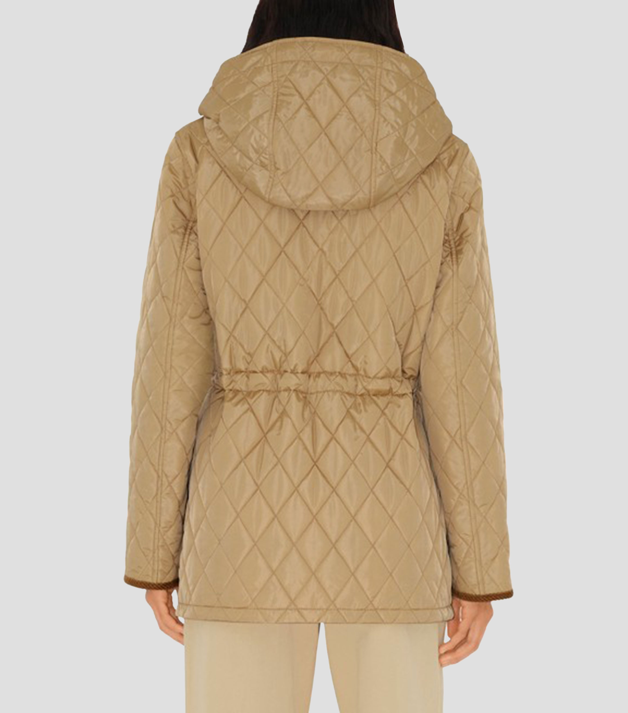 Parka corta acolchada Mujer