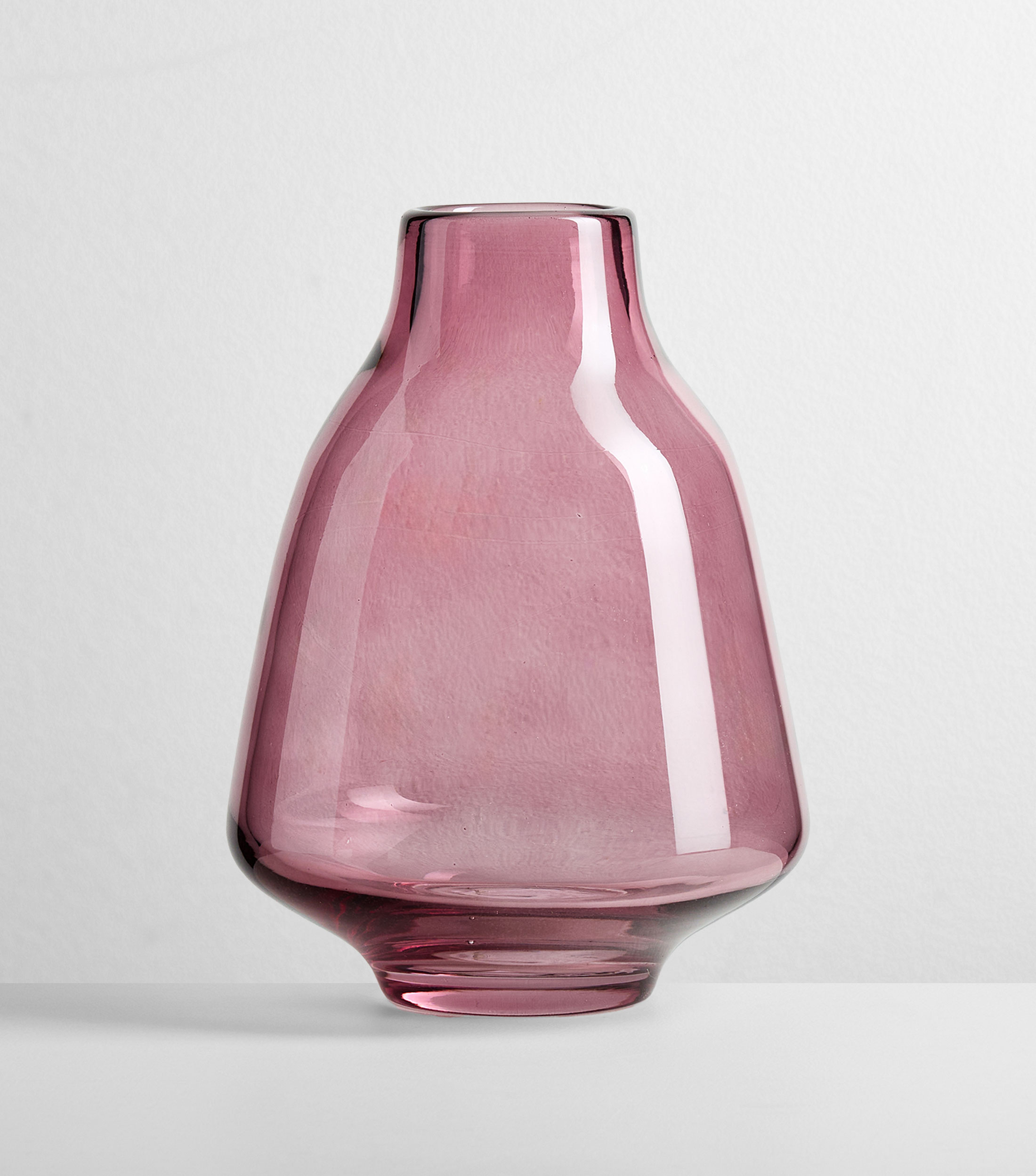 Jarrón Luma Morado en cristal