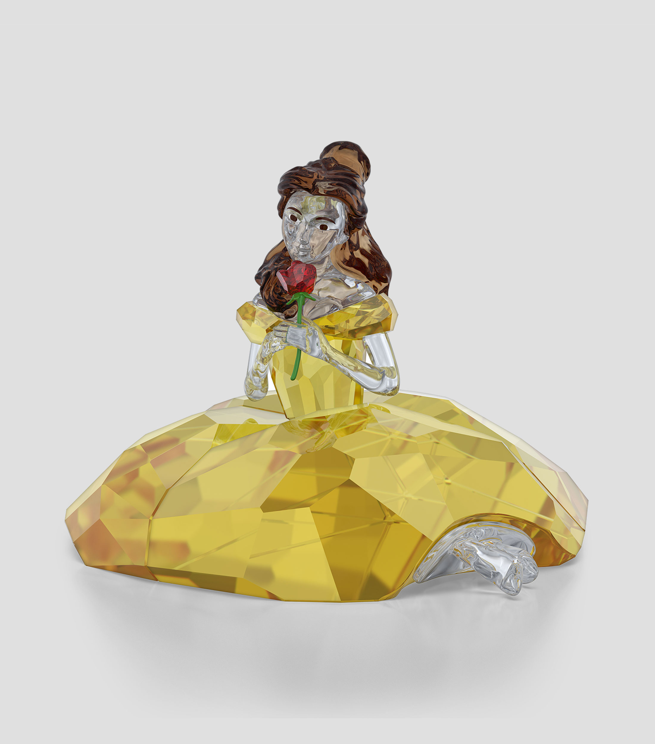 Figura decorativa Beauty And The Beast Belle en cristal Swarovski