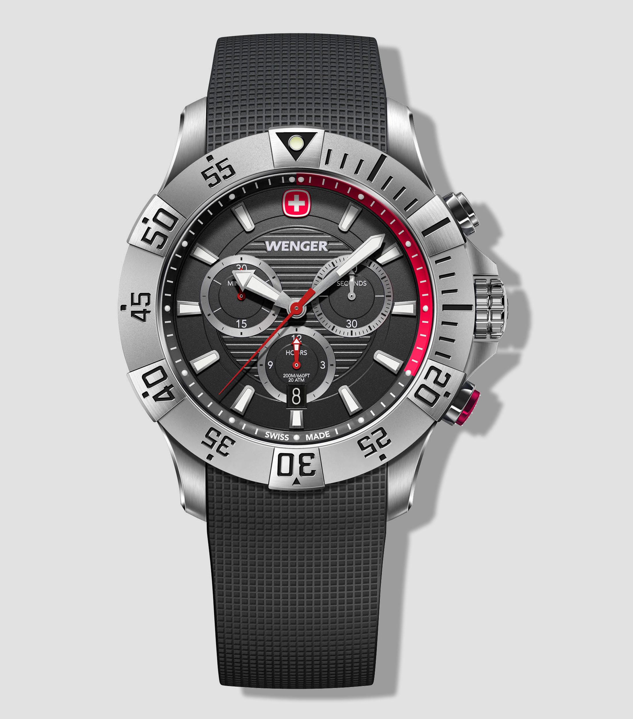 Reloj para Hombre Seaforce deportivo, Gris, Negro