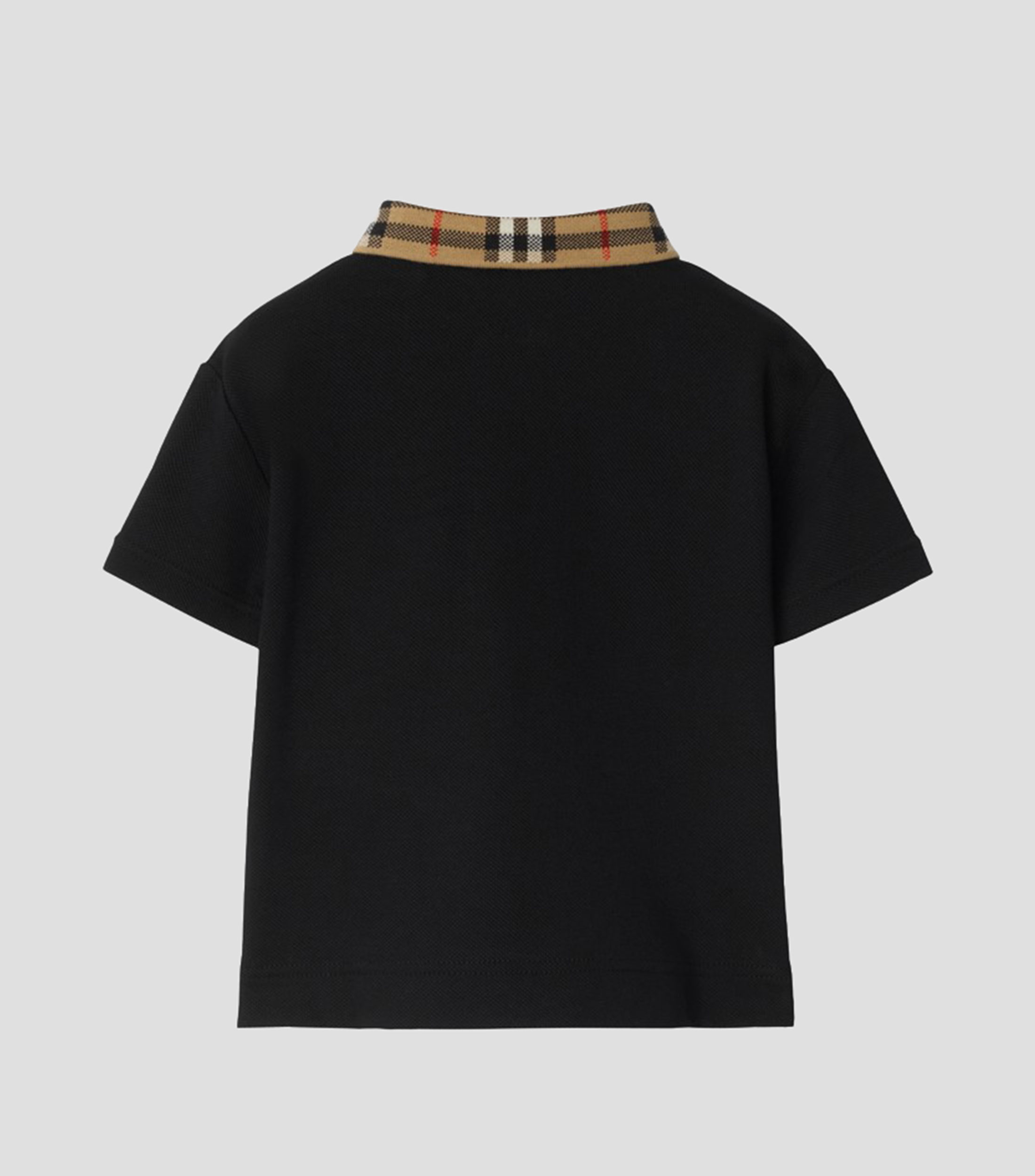 Playera Tipo Polo Manga Corta Cuadros Unisex