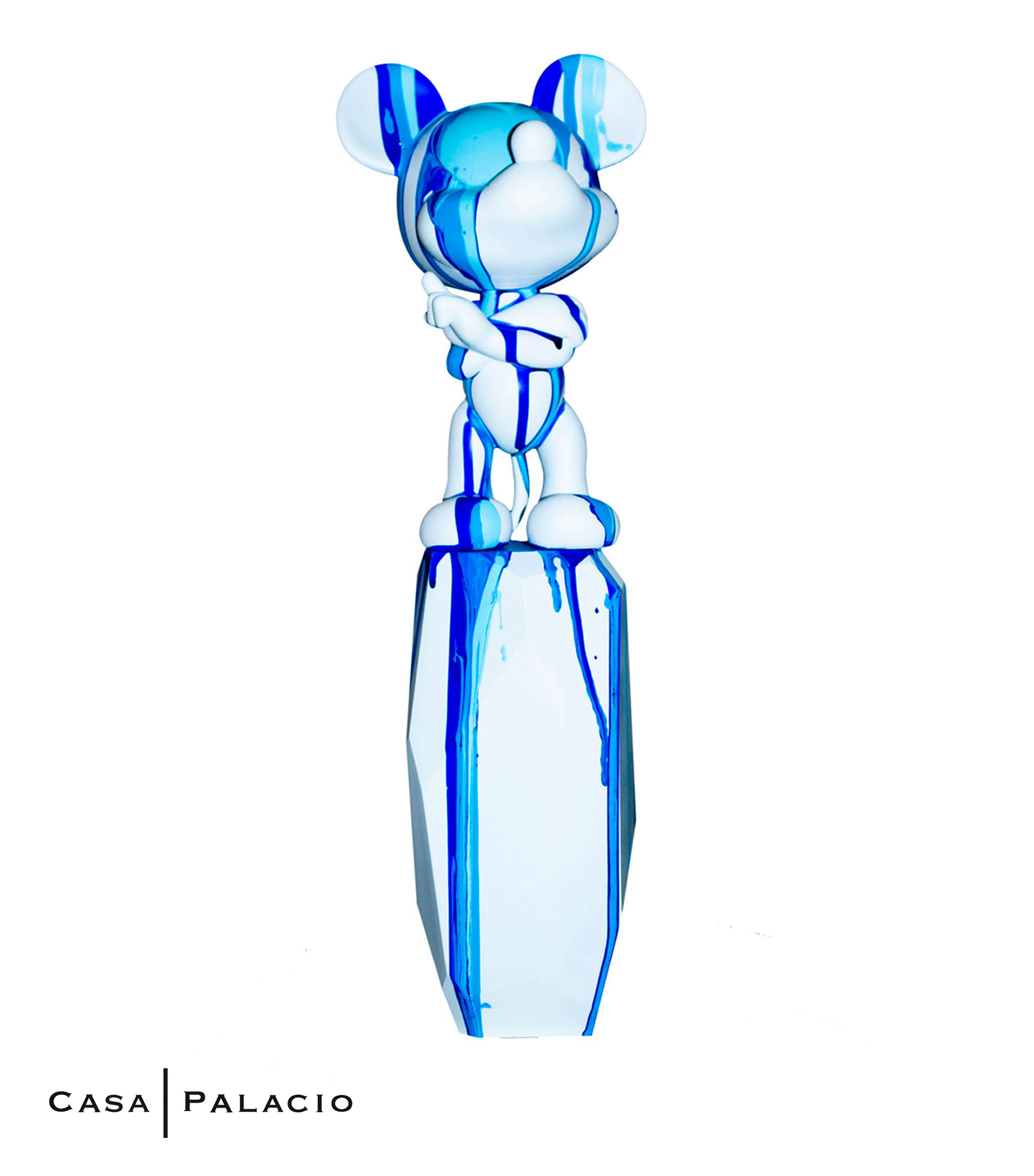 Figura Decorativa Mickey Flow Arik Levy en Resina y Vinil