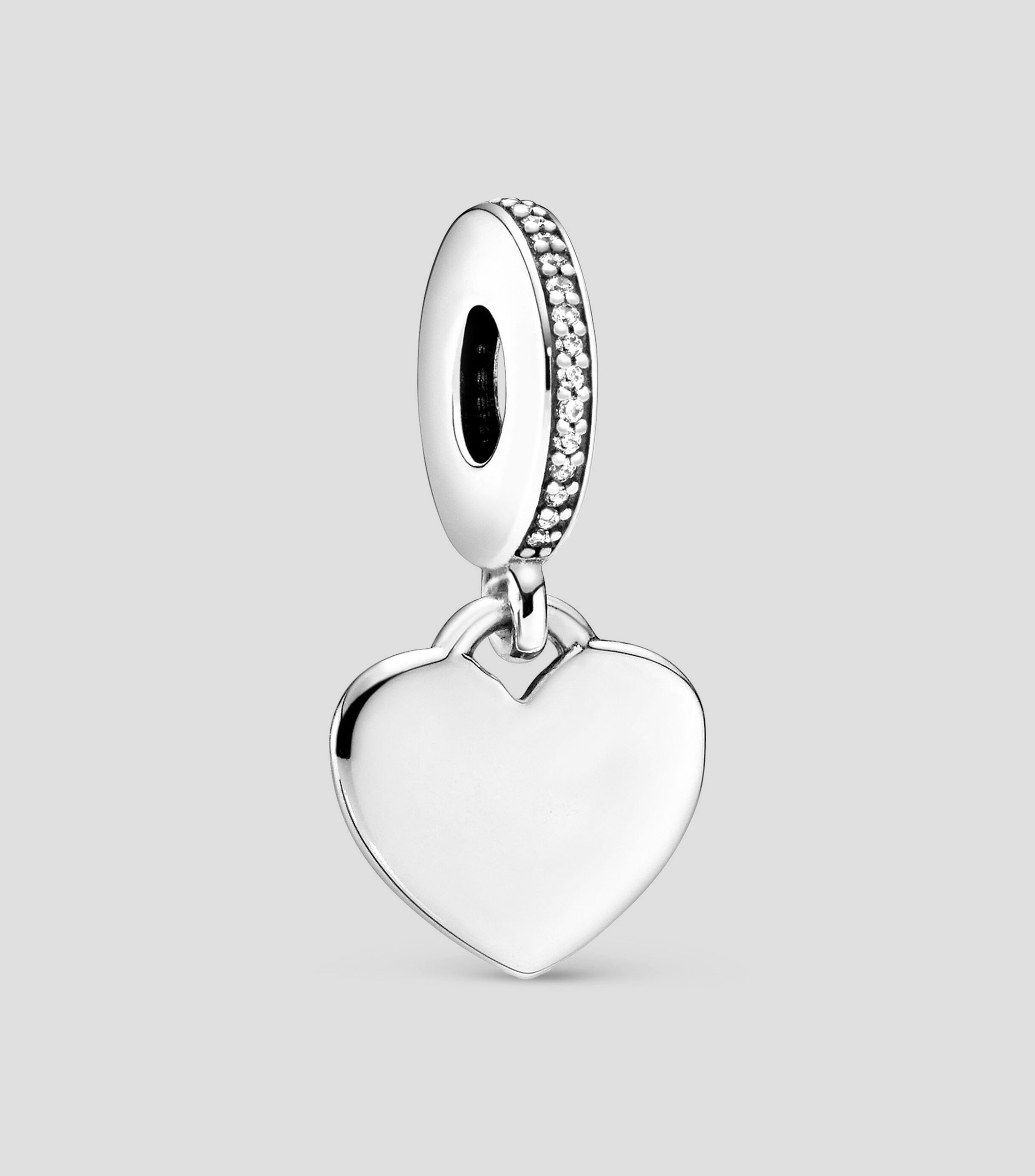 Charm corazón colgante en Plata .925 Pandora Moments Mujer
