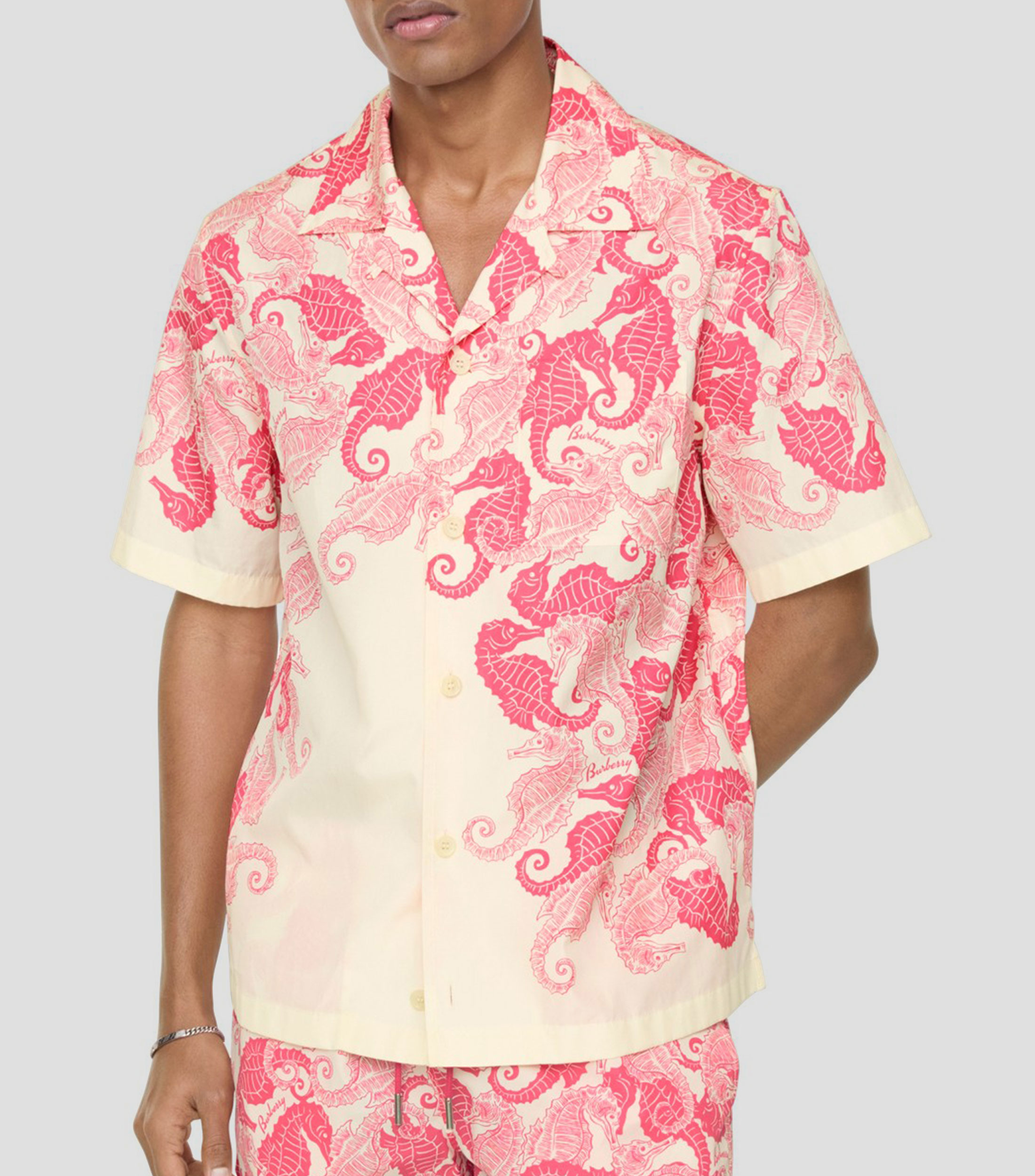 Camisa fantasía manga corta Hombre