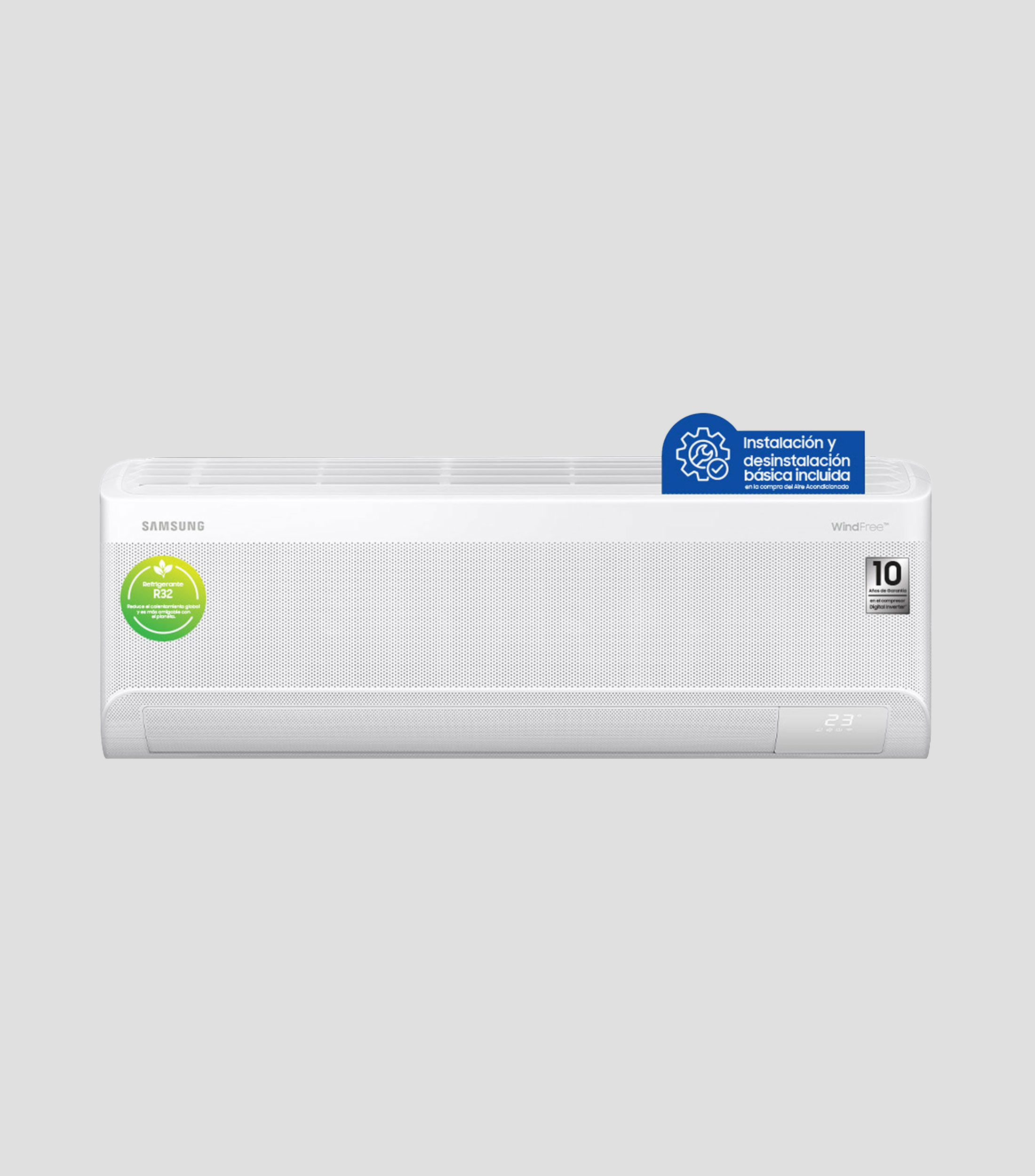 Aire Acondicionado Minisplit Inverter WindFree 12,000 BTUs, 1 Tonelada 220V Frio