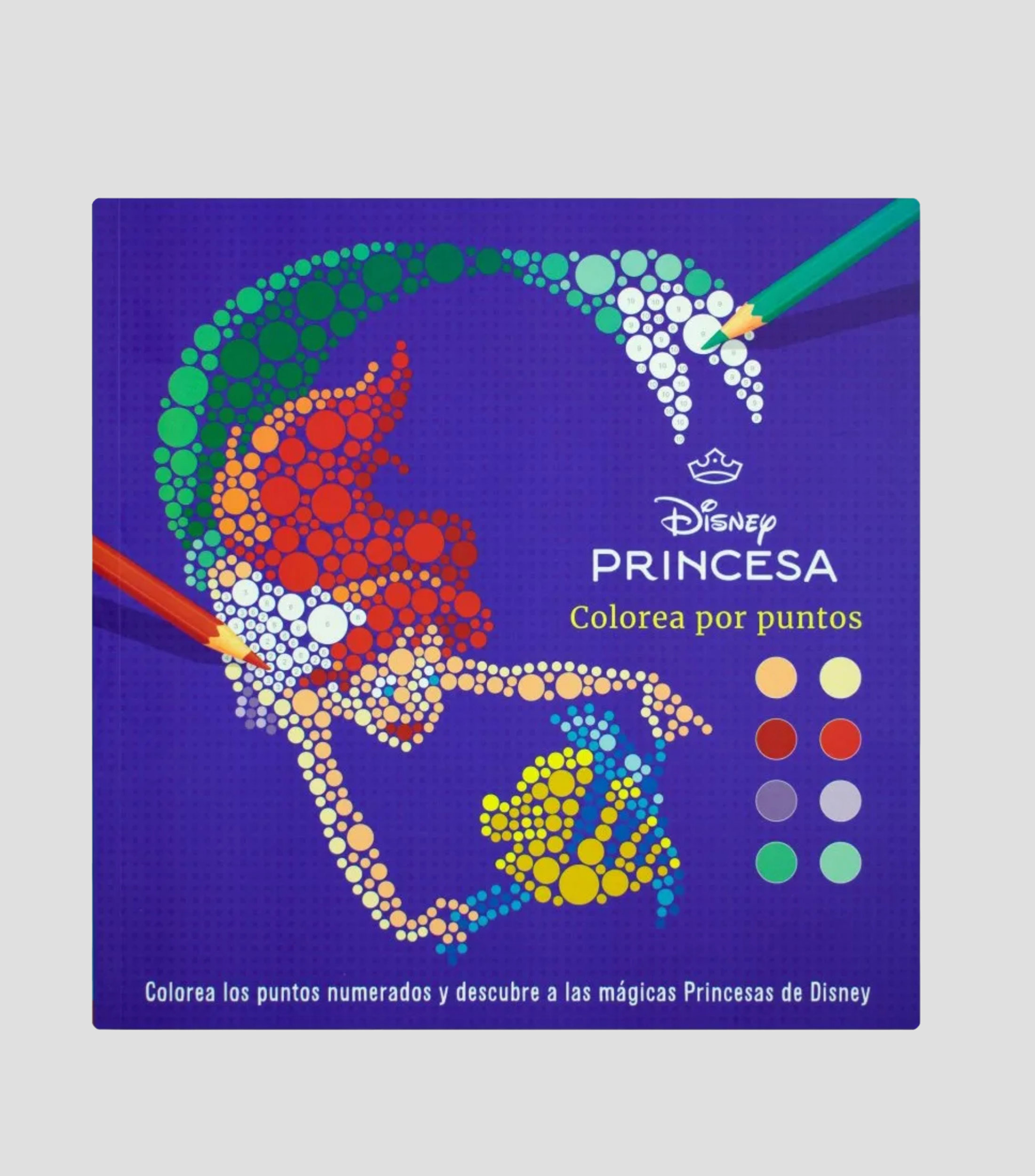 Arte Y RecreaciónLibro Infantil para Colorear: Colorea por Puntos: Disney Princesa, Disney