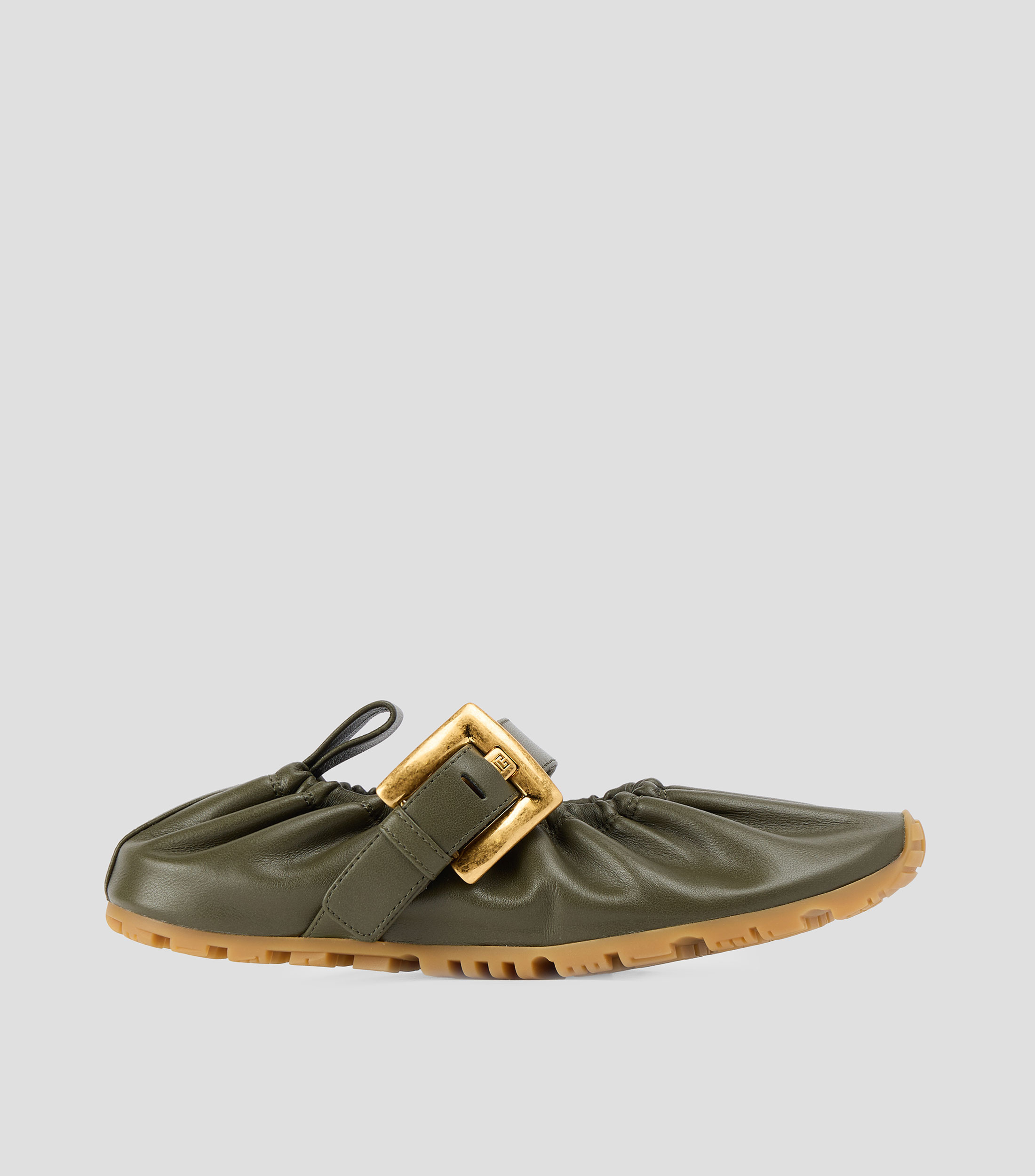 Flats en piel Mujer
