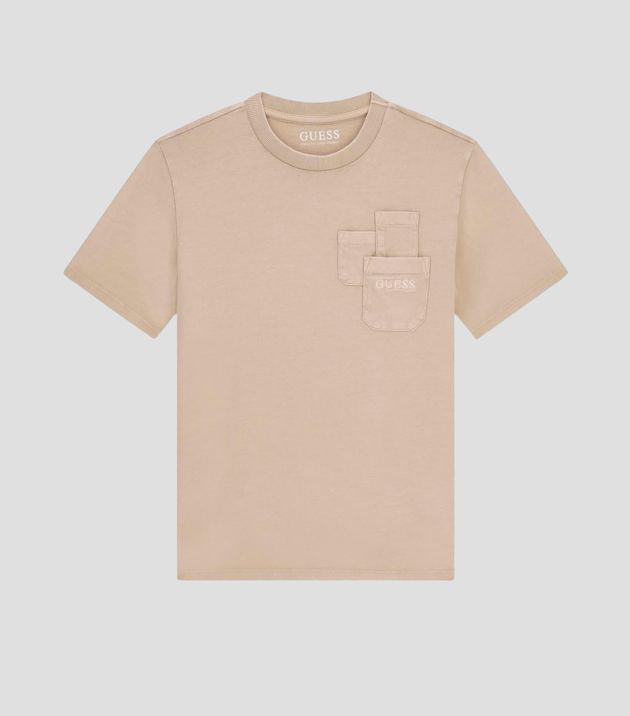 Playera cuello redondo manga corta lisa Niño