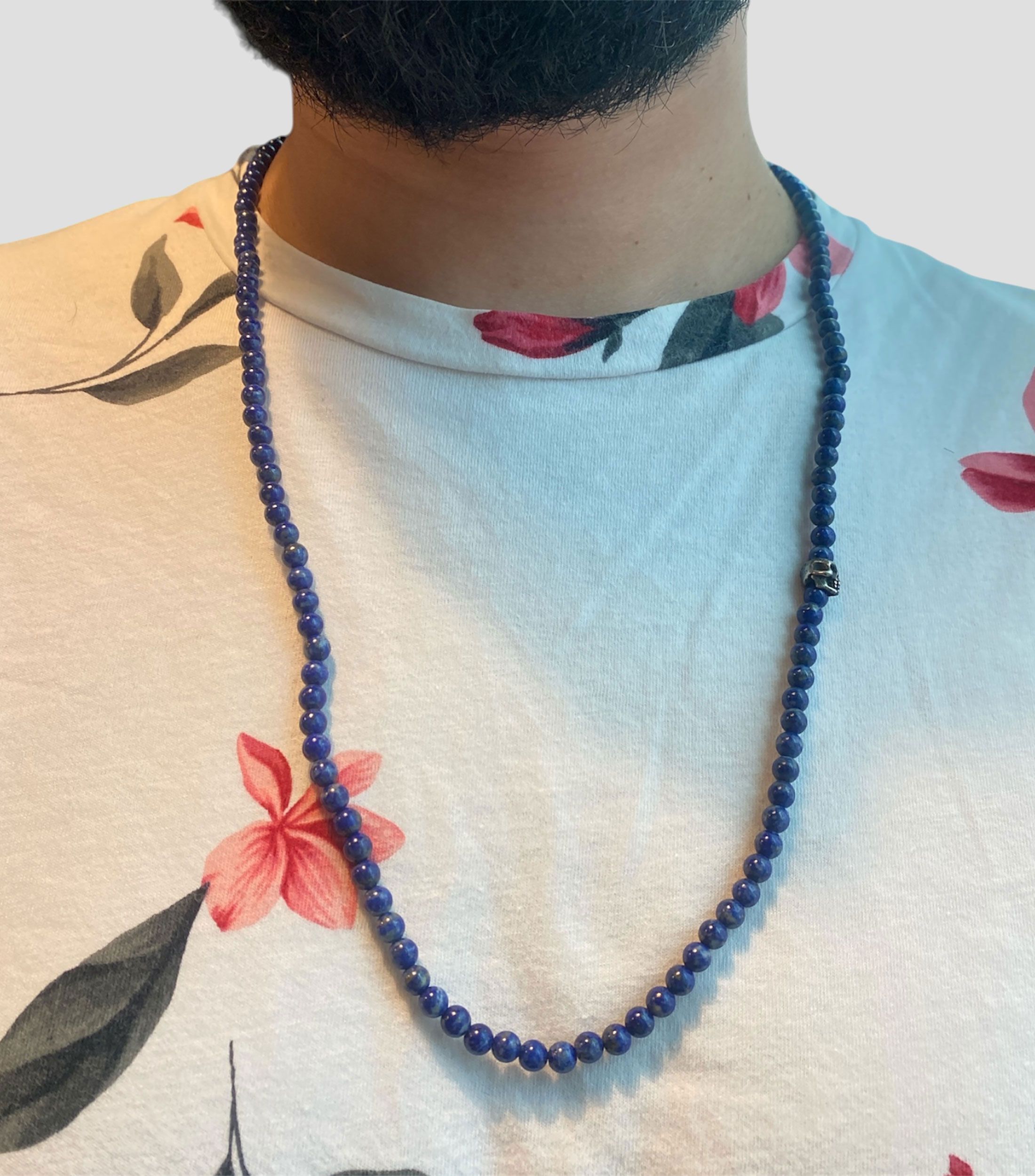 Collar de lapislázuli Hombre