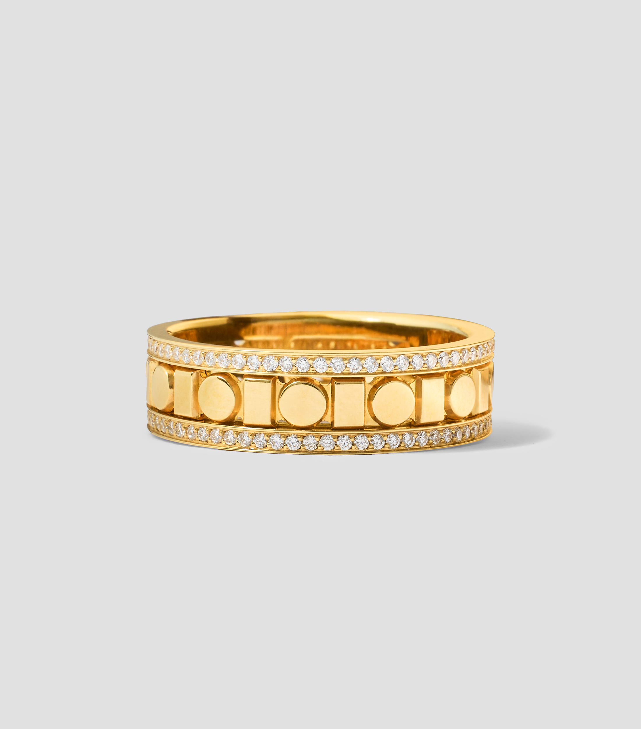 Anillo en oro amarillo de 18 kilates Belle Époque con diamantes Mujer