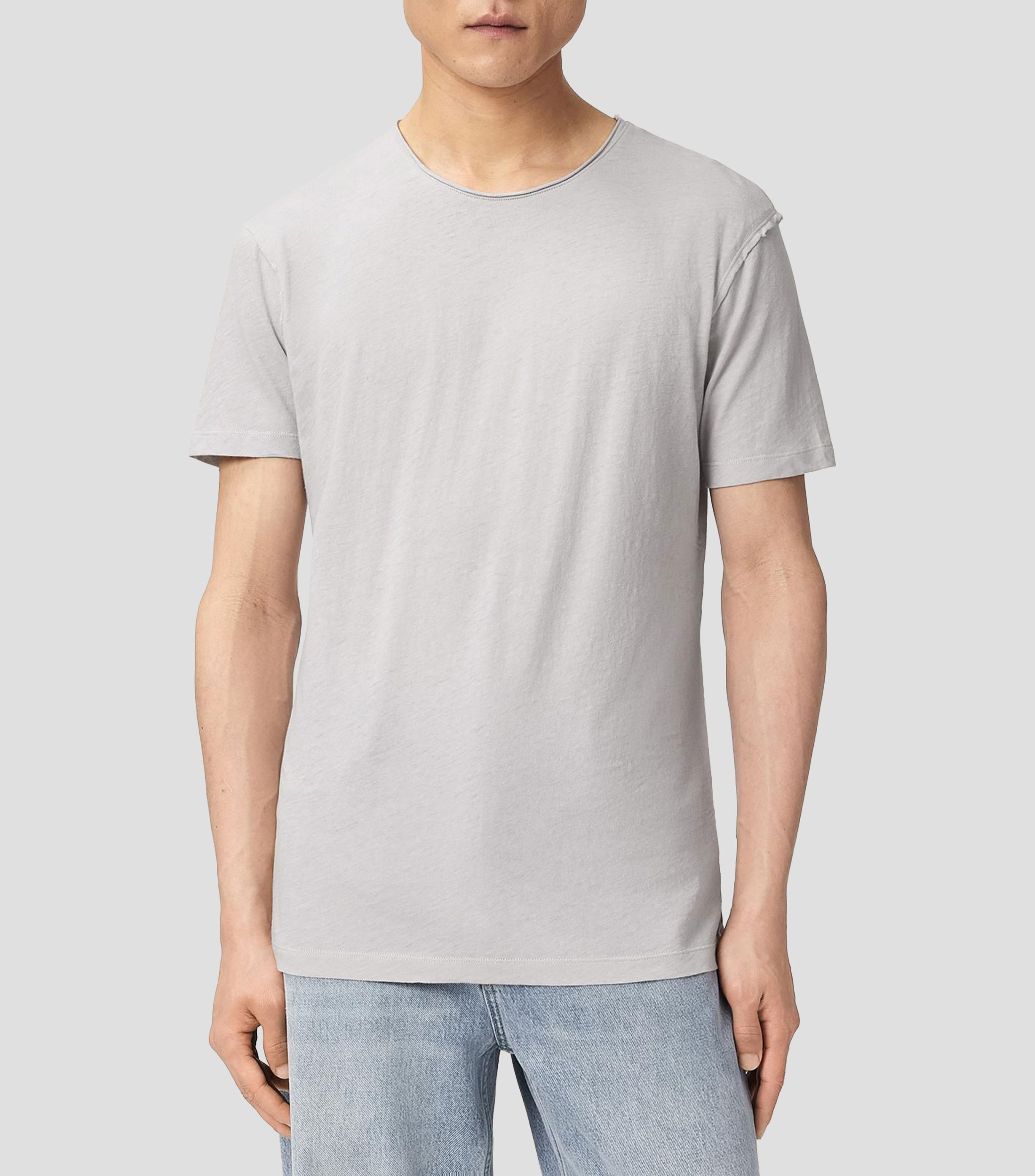 Playera cuello redondo manga corta lisa Hombre