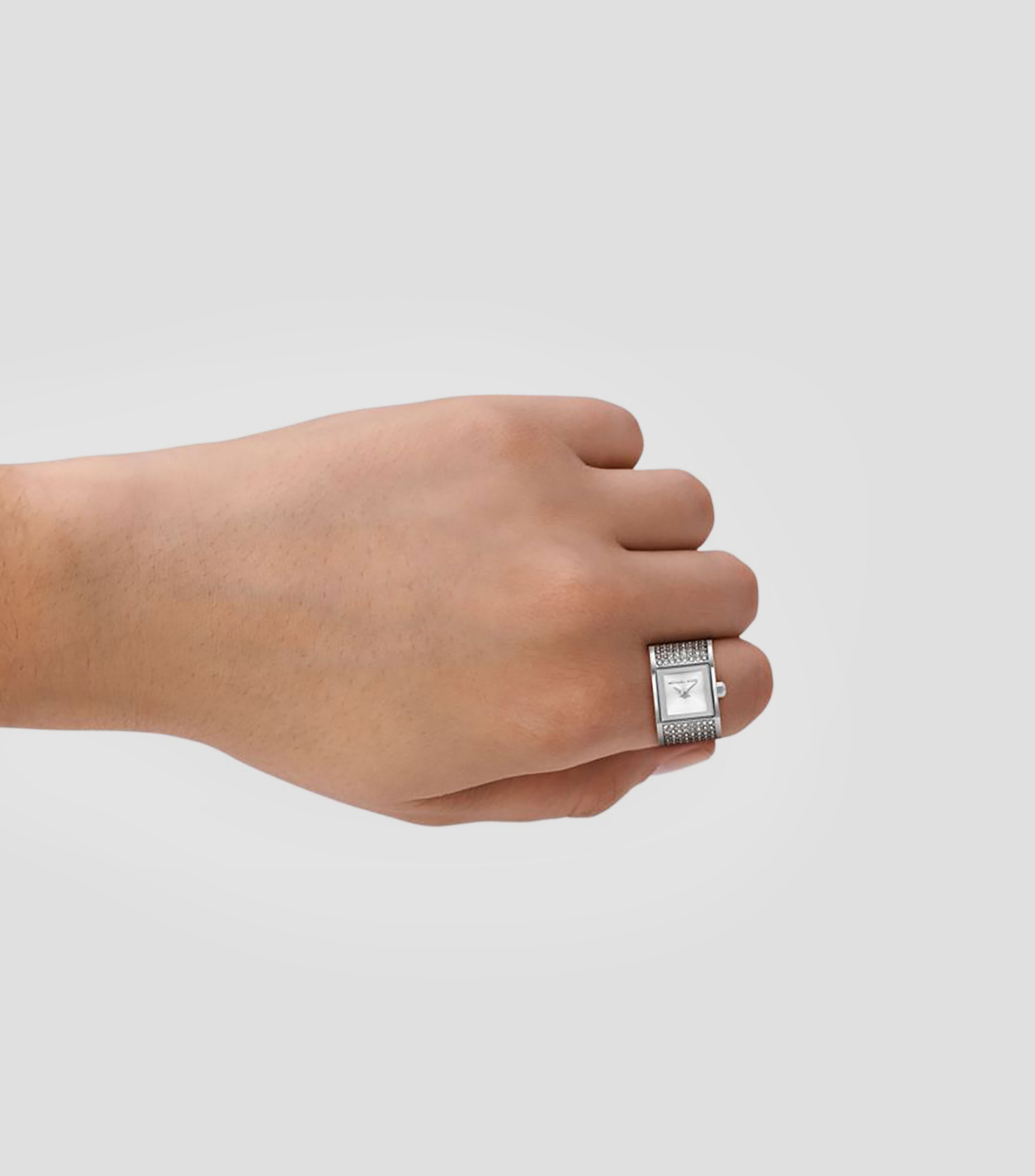 Reloj anillo para Mujer Darrington casual plateado
