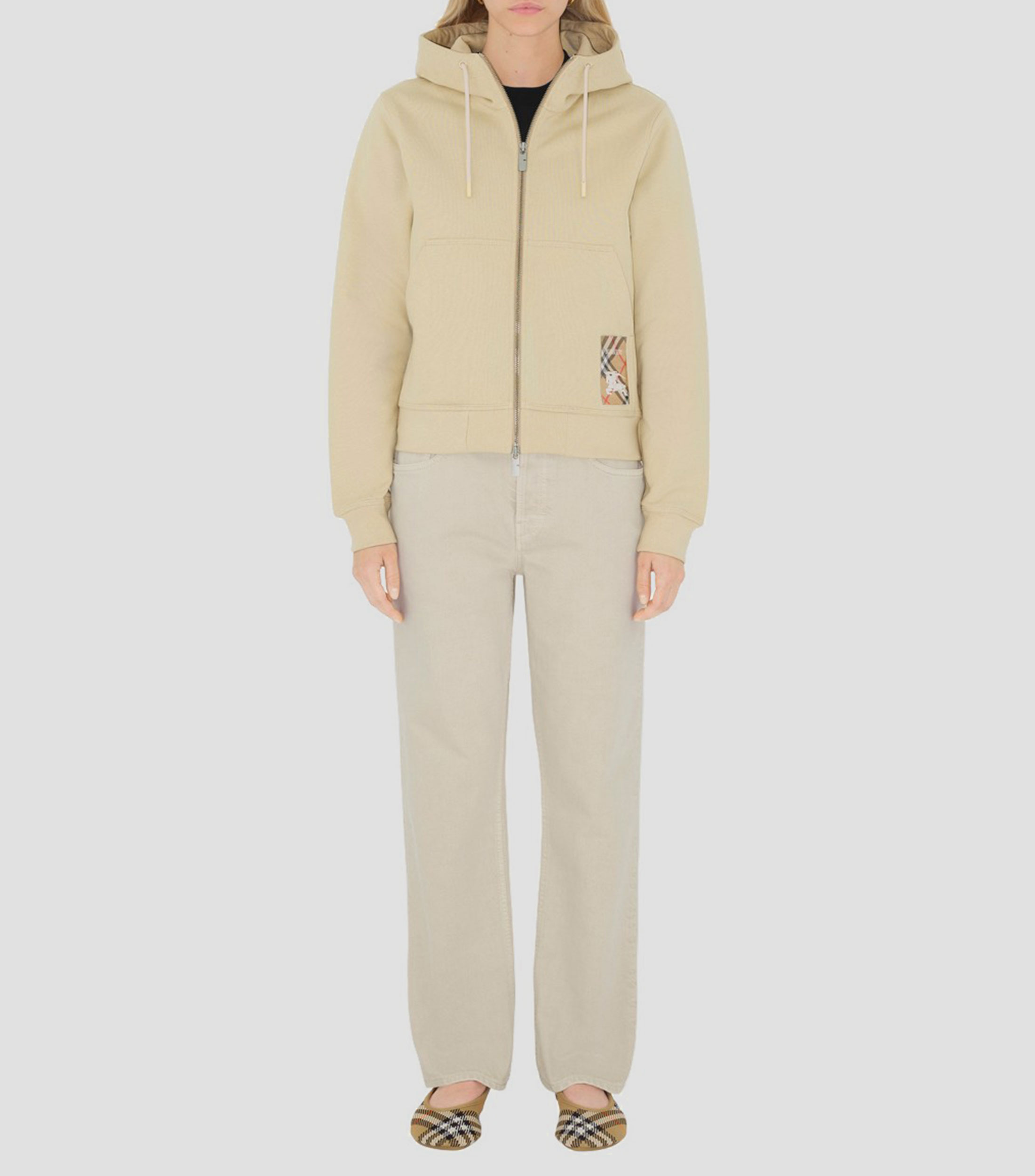 Sudadera con cierre y capucha Mujer