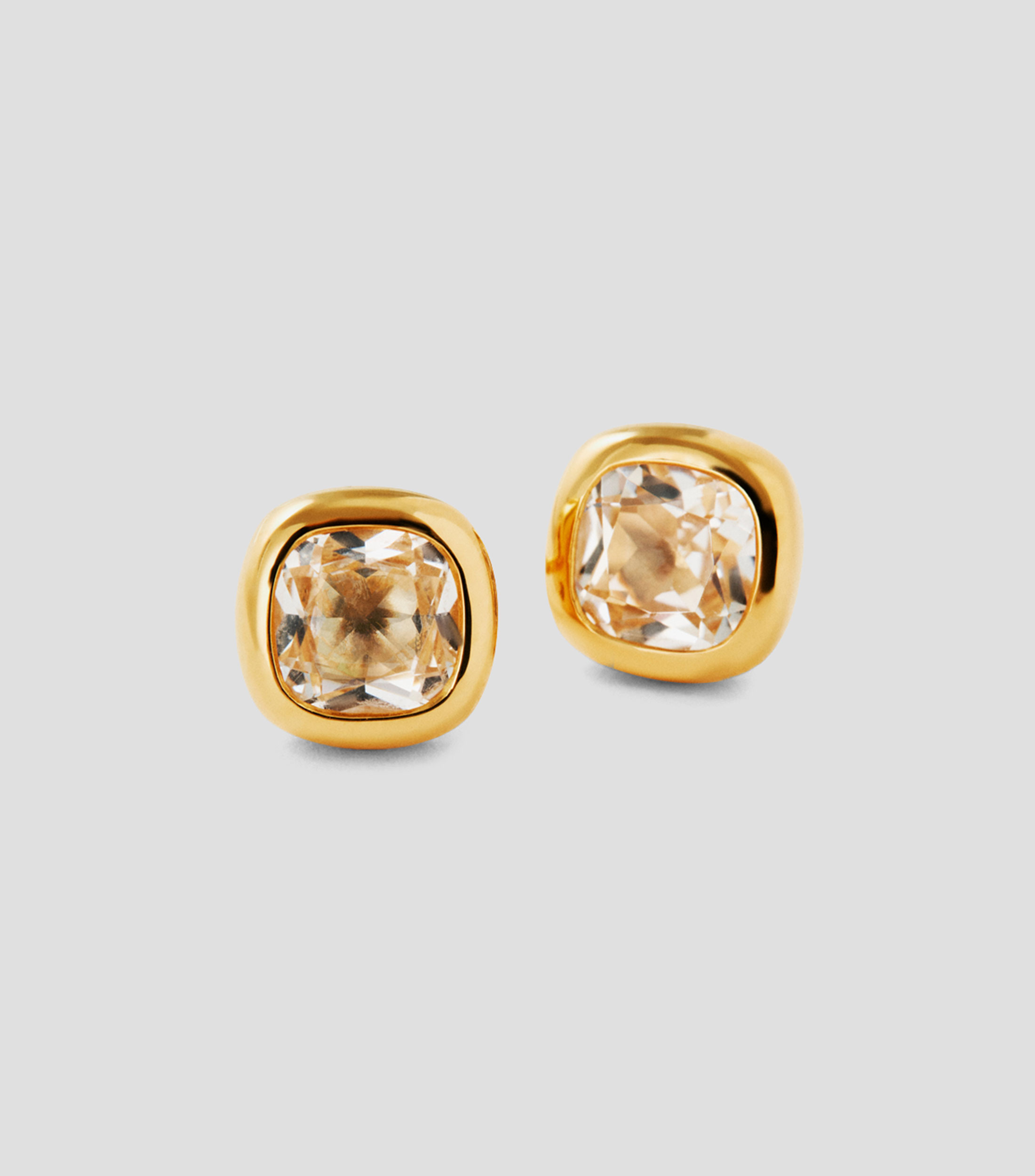 Aretes en plata .925 con topacios Essentials Mujer