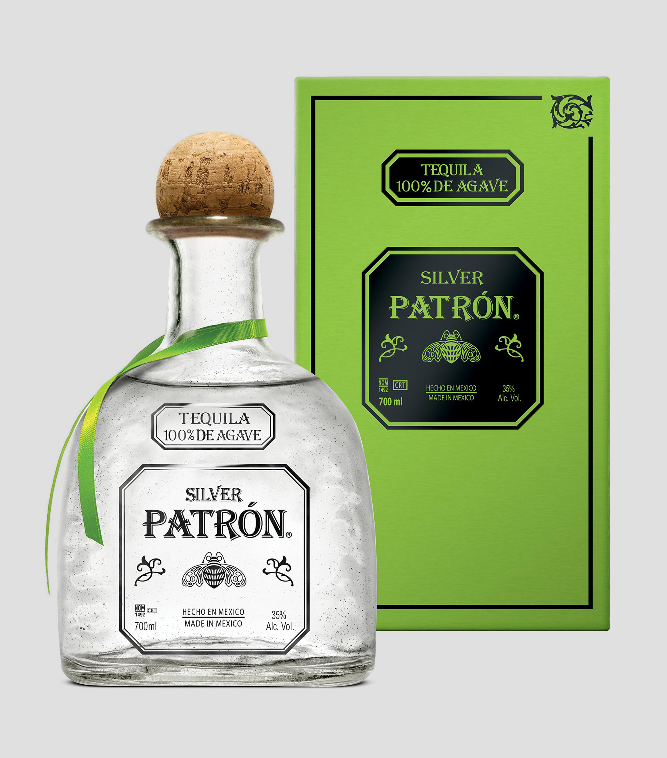Tequila blanco Patrón Silver, 700 ml