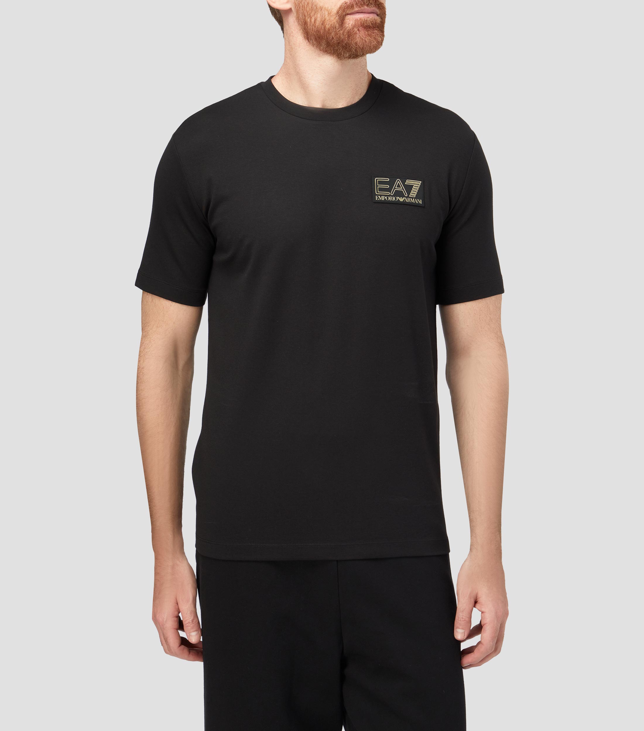 Playera cuello redondo manga corta lisa Hombre
