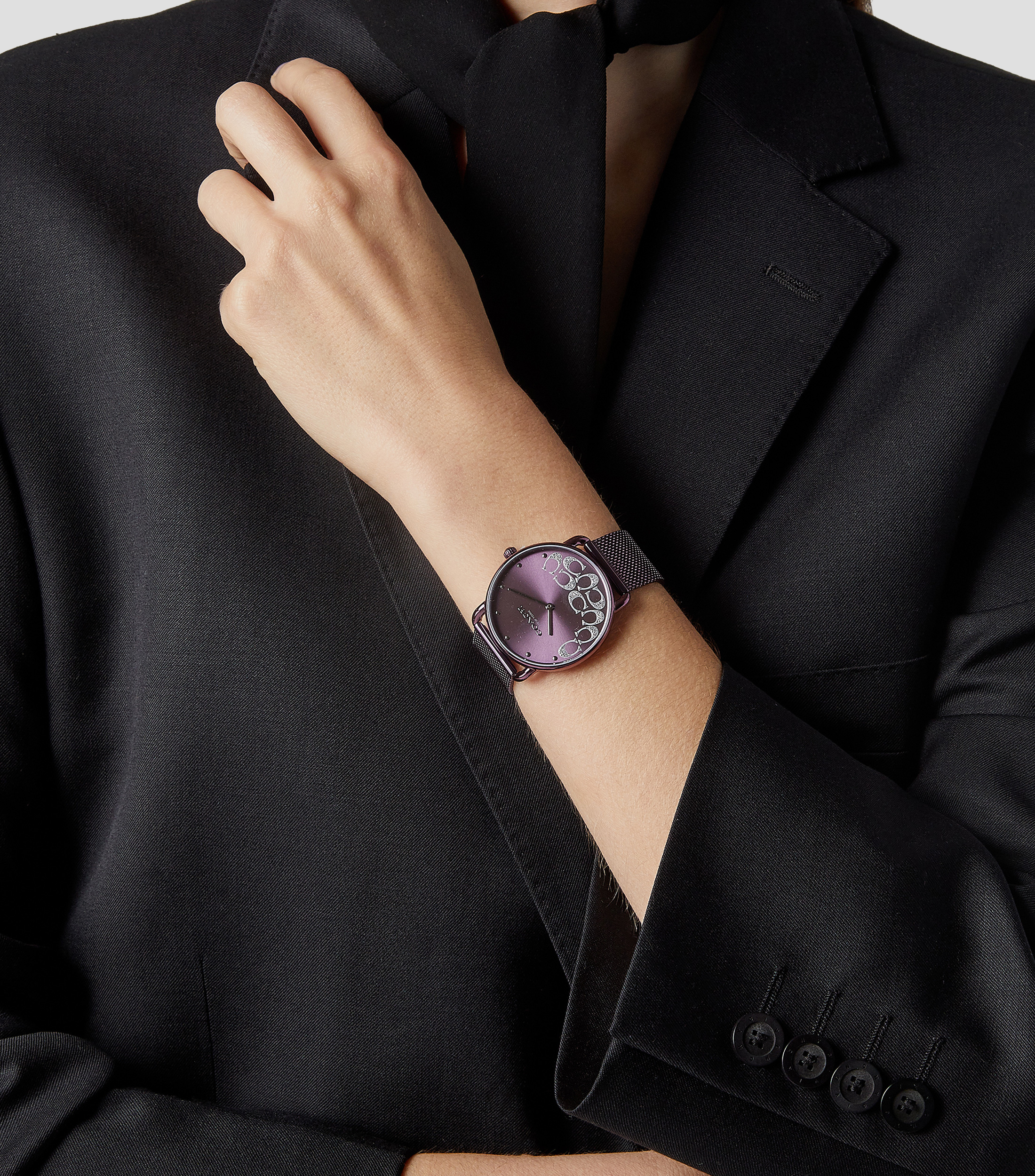 Reloj para mujer Elliot De vestir, Morado