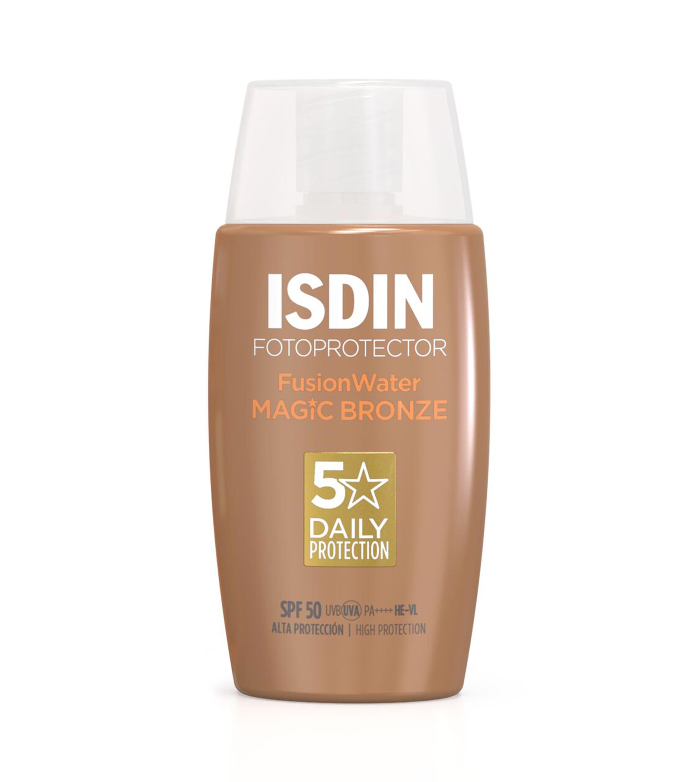 Protector Solar con color Fusion Water Magic Bronze, 50 ml
