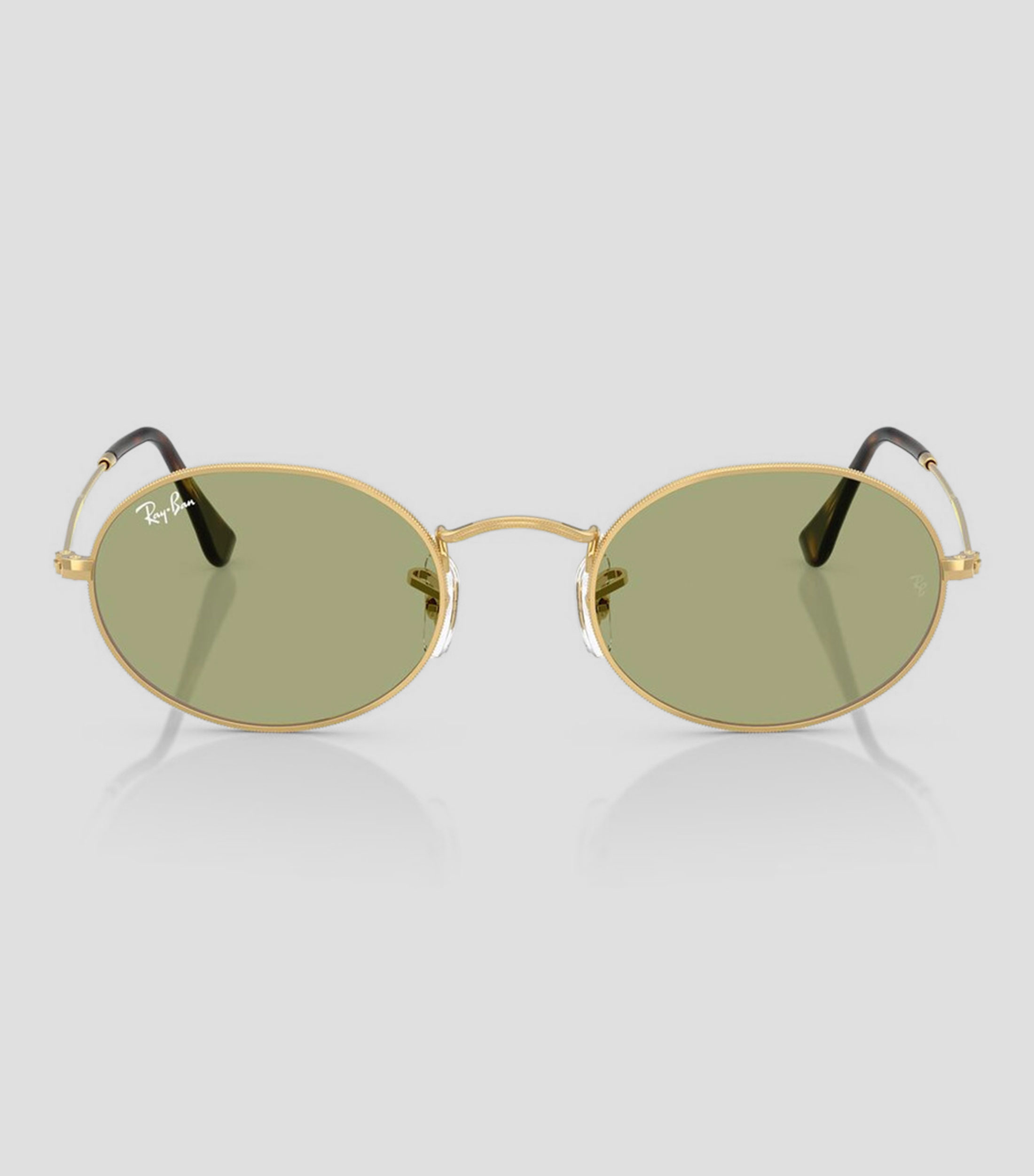 Lentes de sol ovalados Oval Metal Summer Capsule dorados Unisex