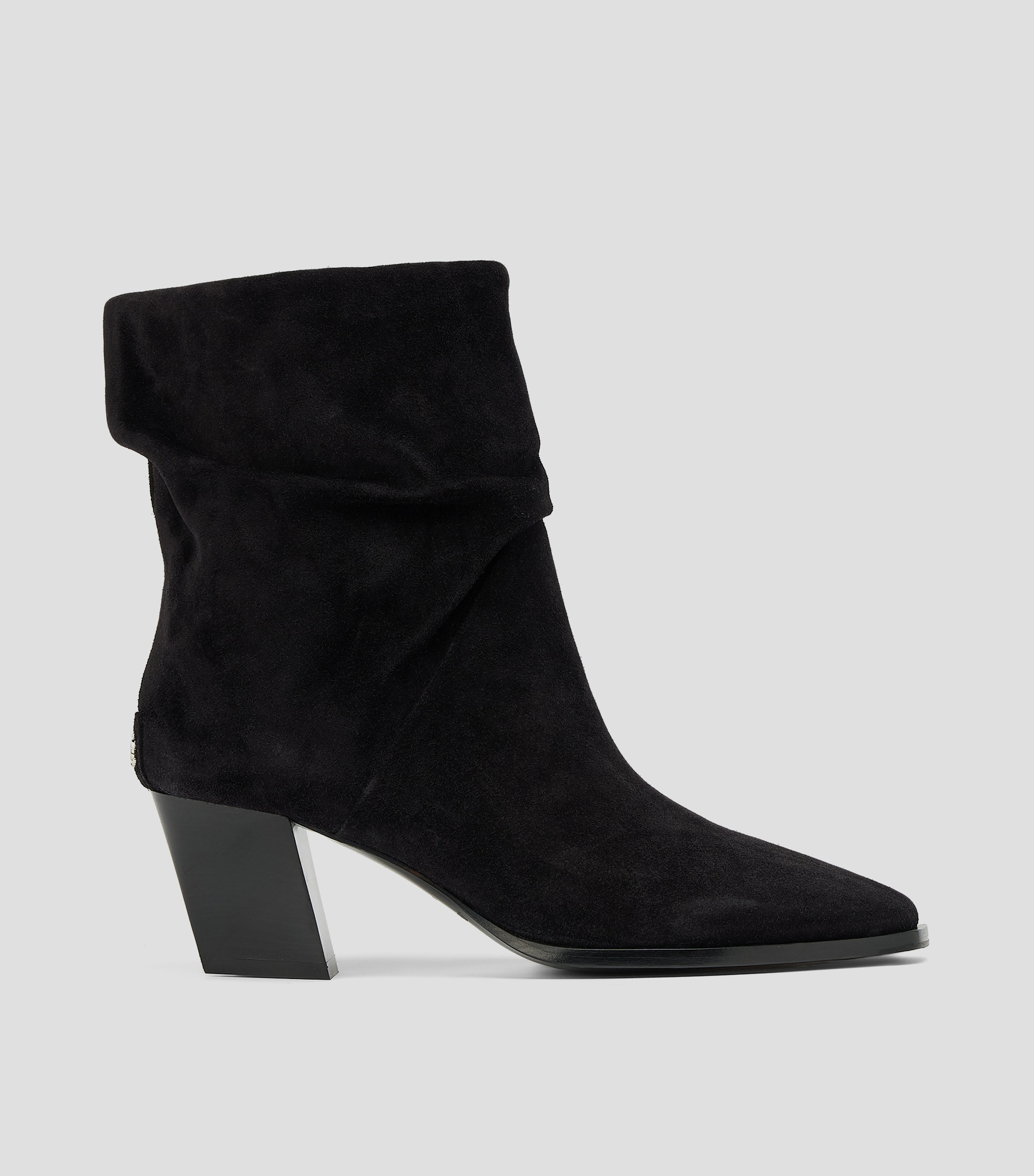 Botas vaqueras cortas Hart en piel con tacón bajo ancho Mujer