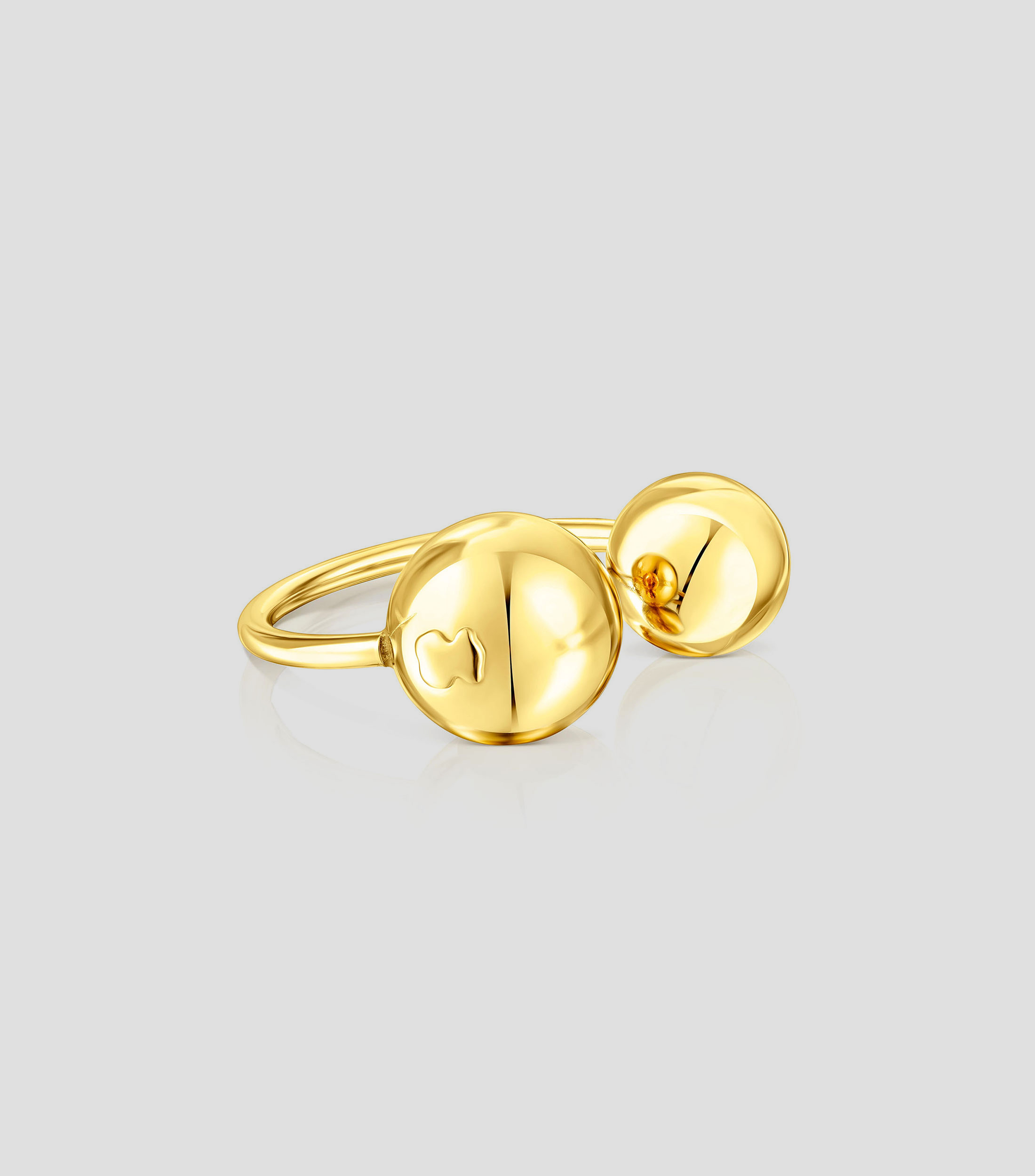 Anillo abierto en plata .925 Plump Mujer