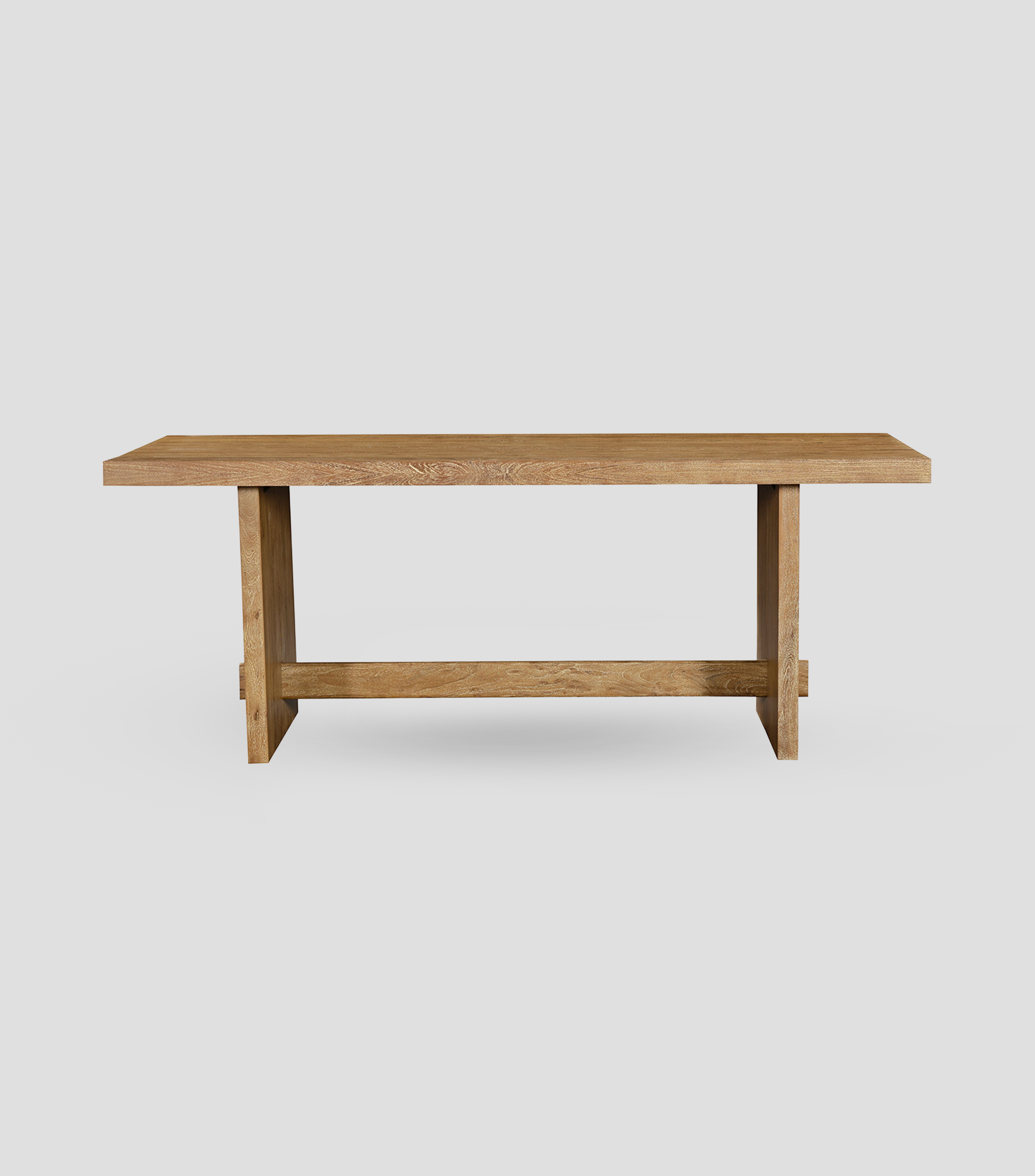 Mesa de comedor Rudy en madera de acacia