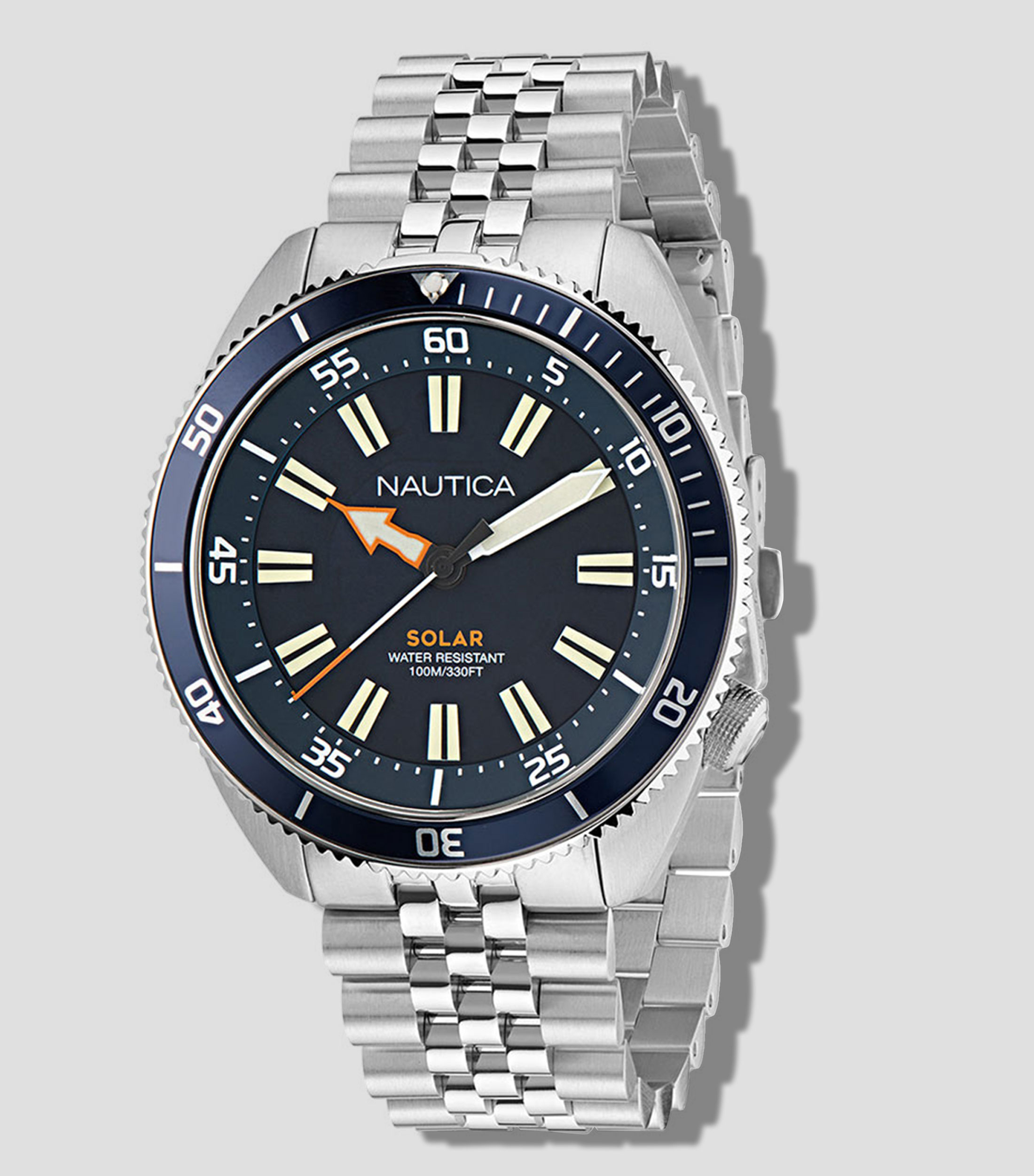 Reloj para Hombre Vintage Casual, Plateado