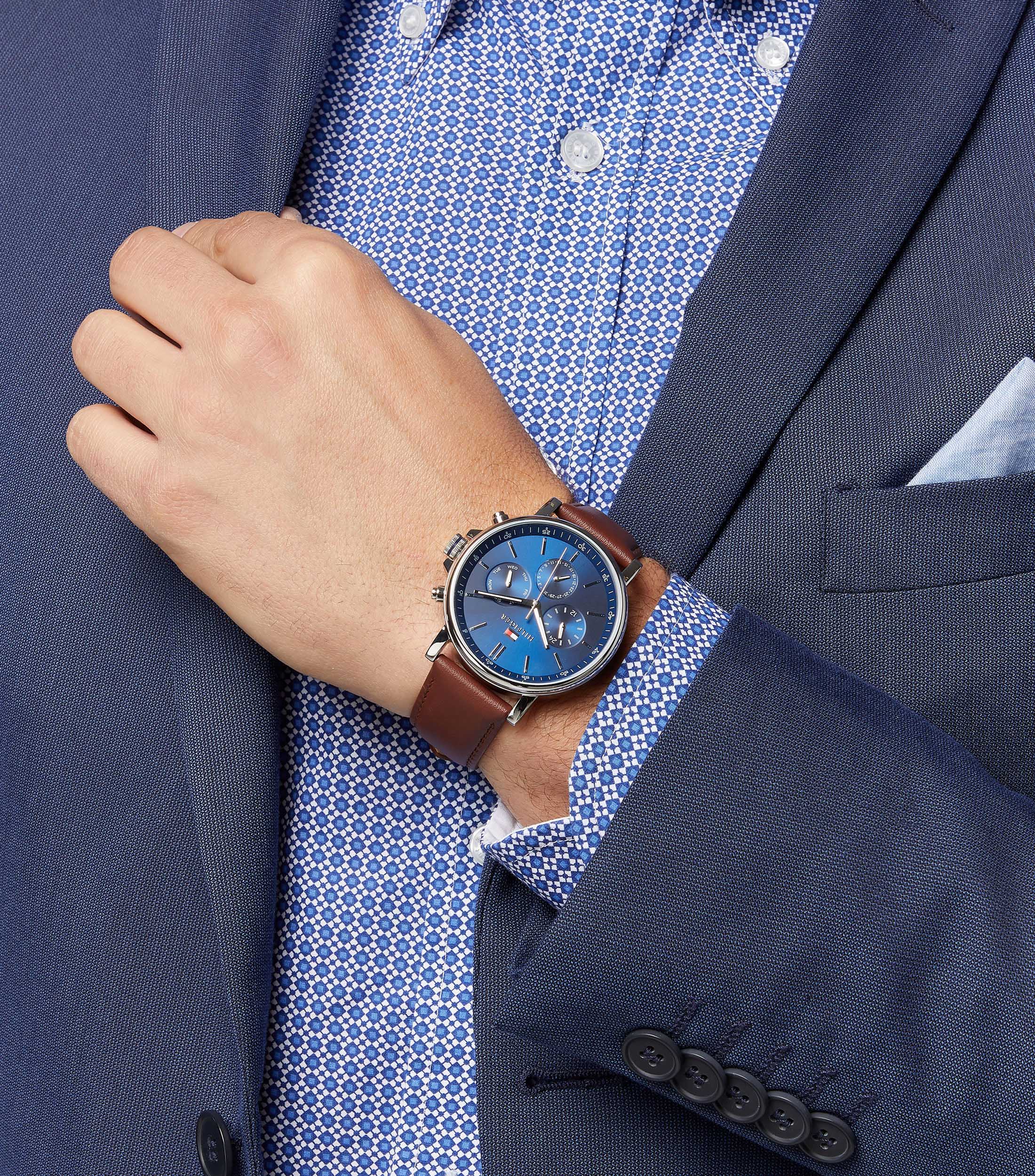 Reloj para Hombre Casual Plateado