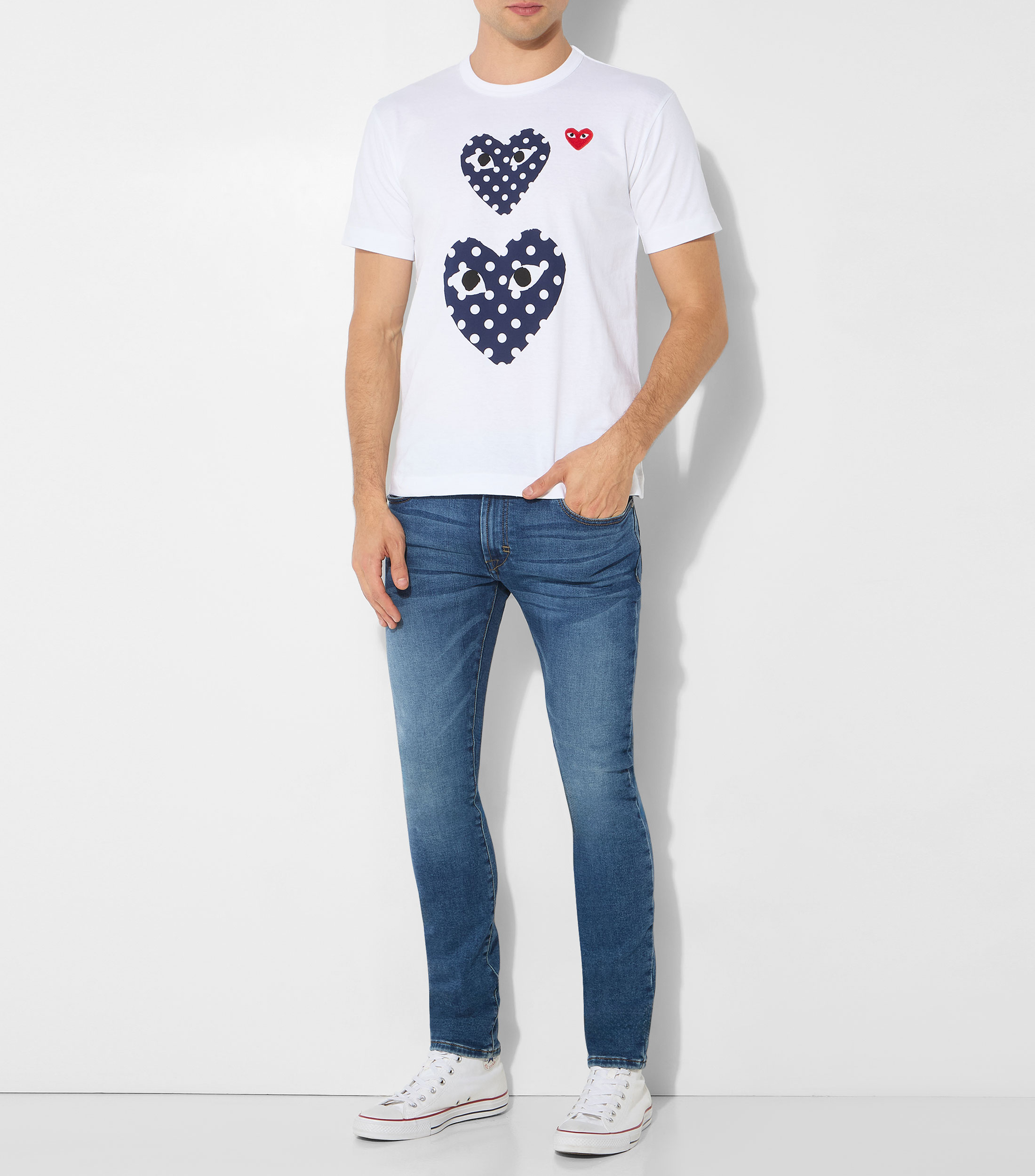 Playera cuello redondo manga corta Hombre