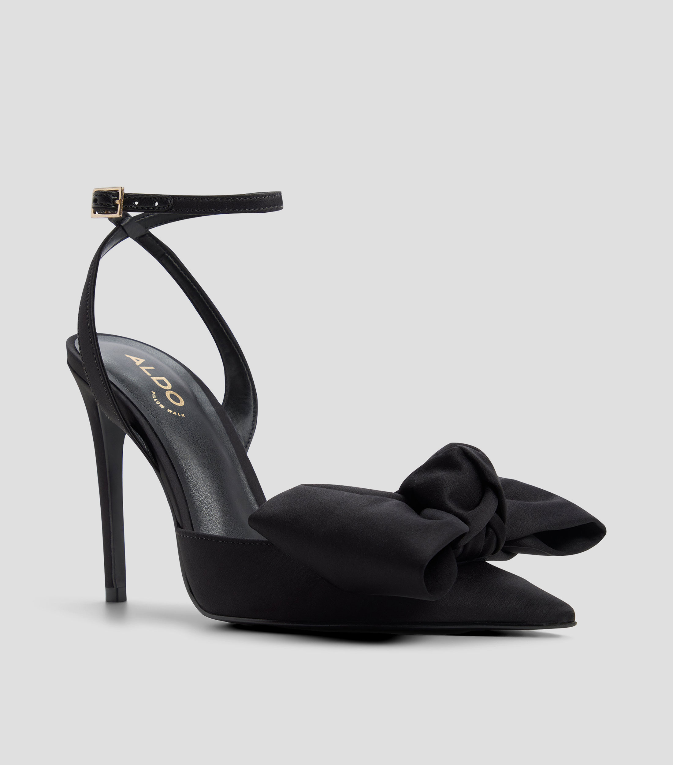 Sandalias con pulsera y tacón alto delgado Mujer