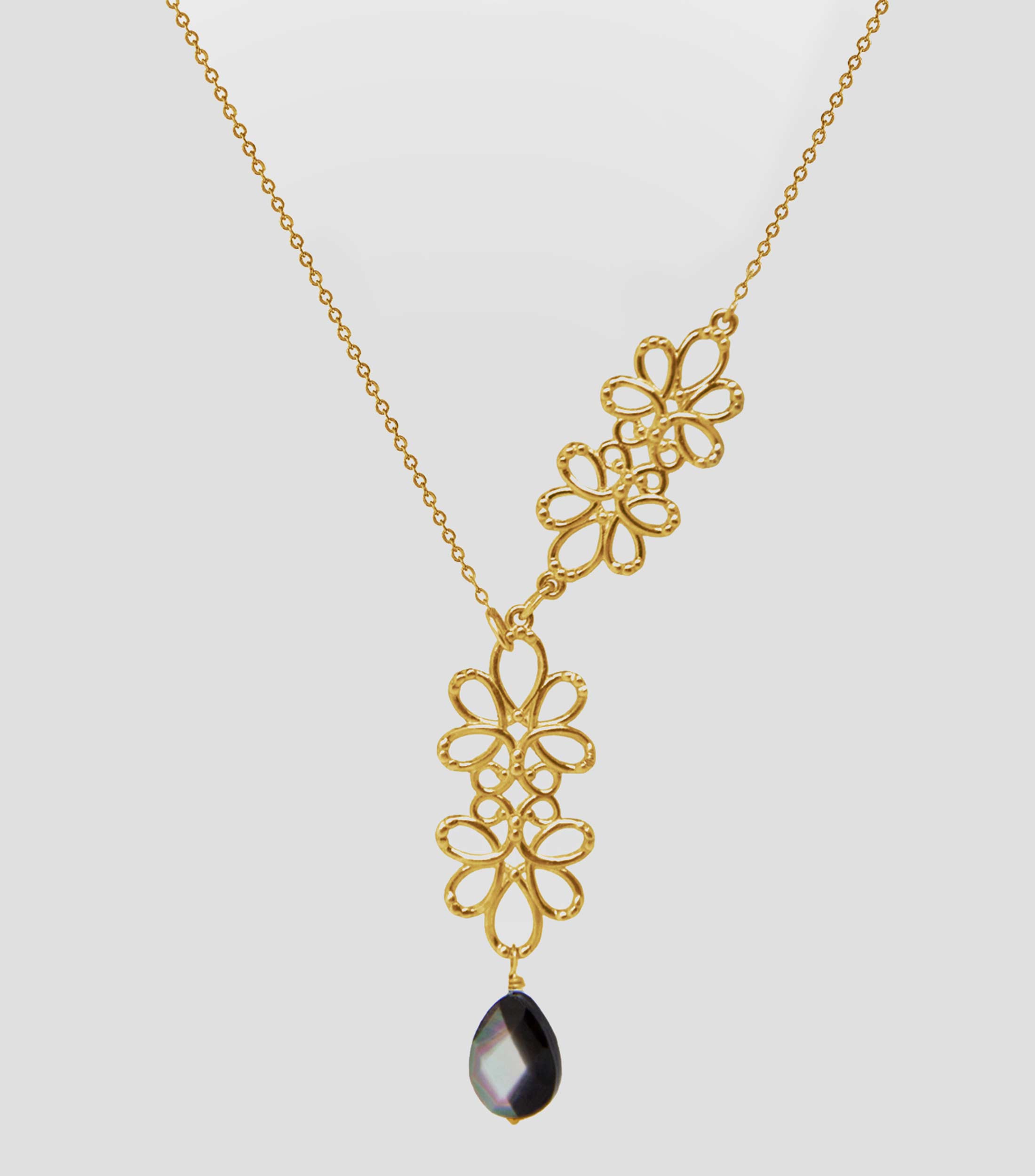 Collar en Plata .925 con Piedra Mop Serenata Mujer