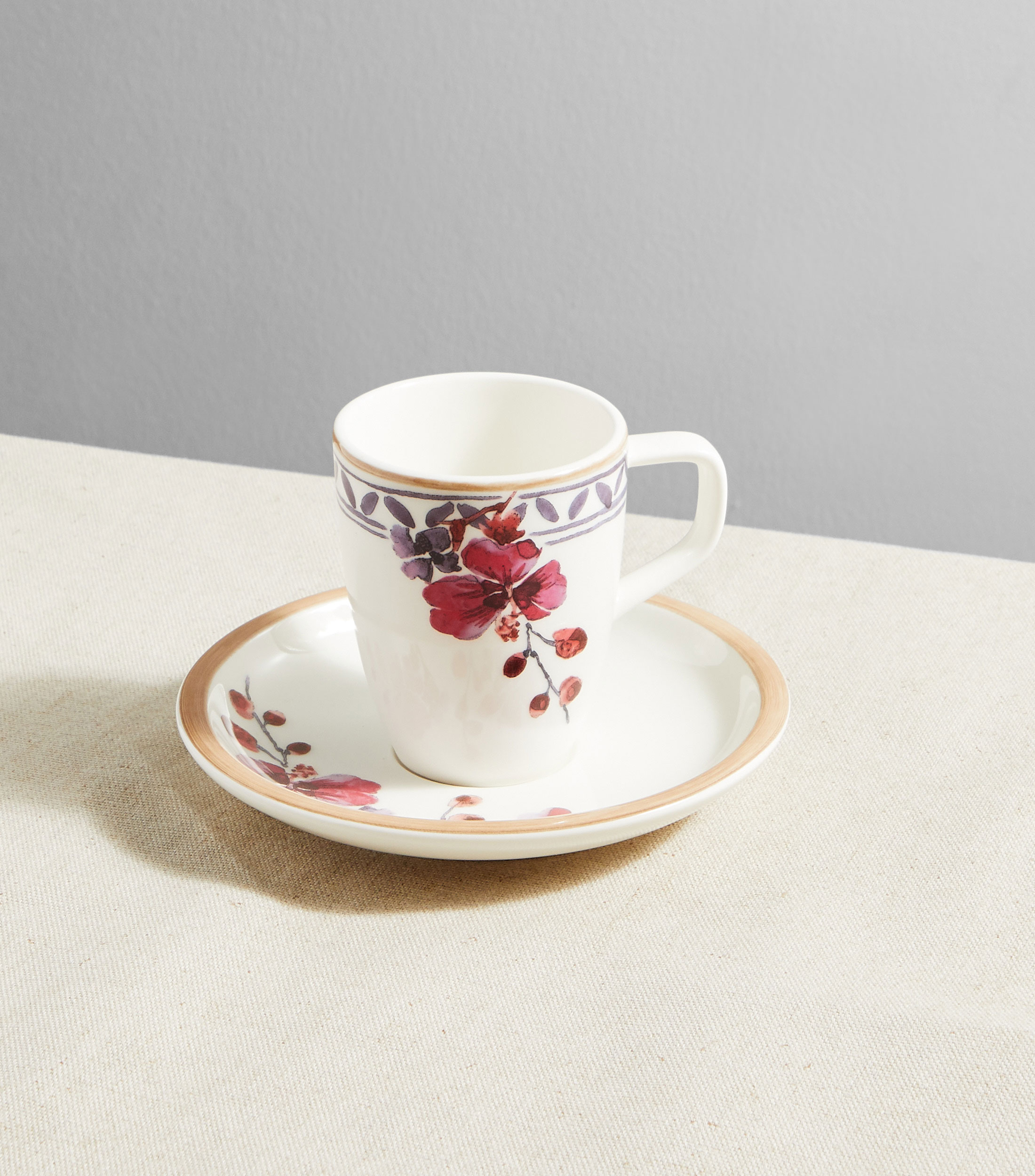 Plato para taza de cafe espresso Artesano