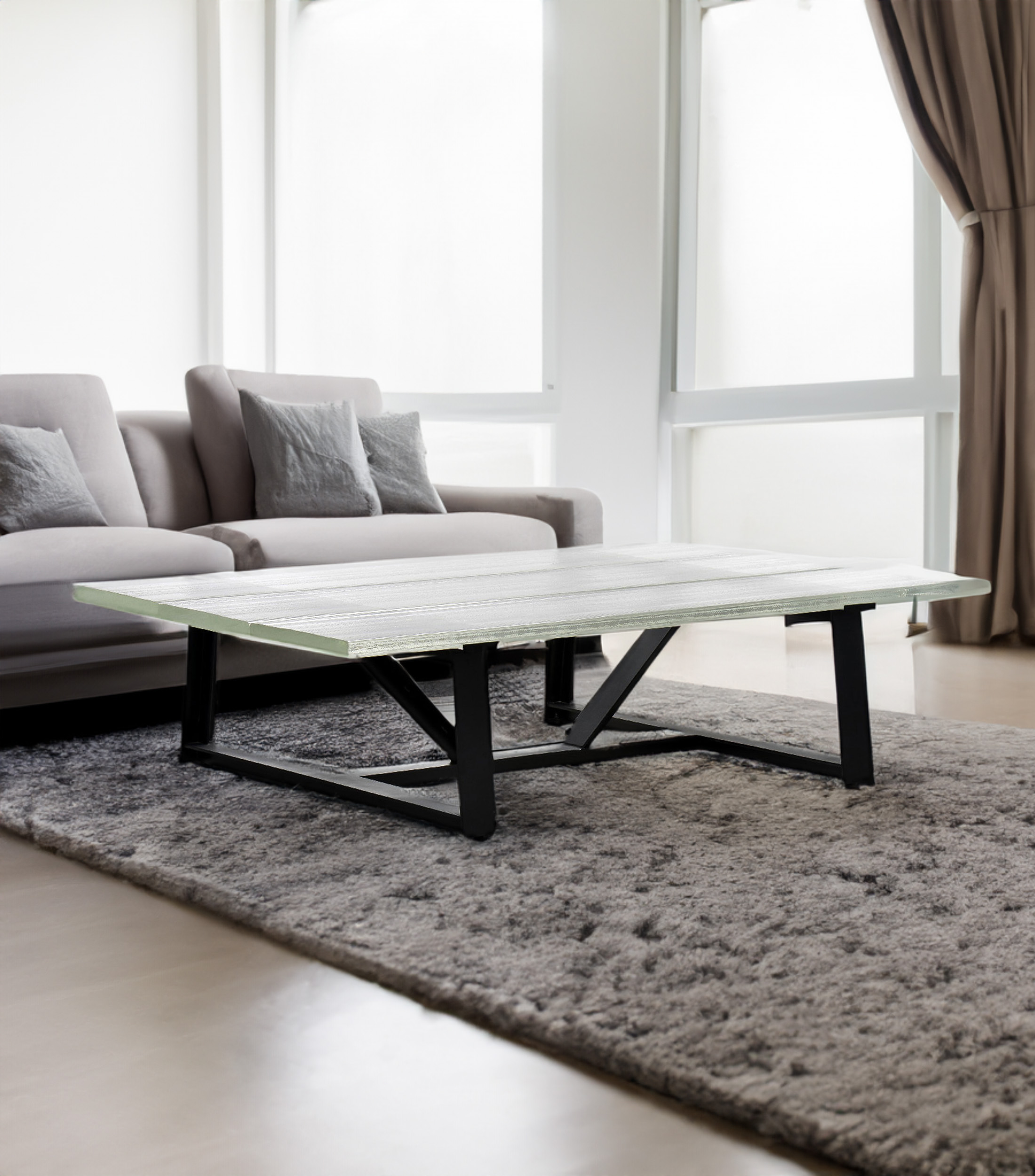 Mesa de Centro Iceberg en metal