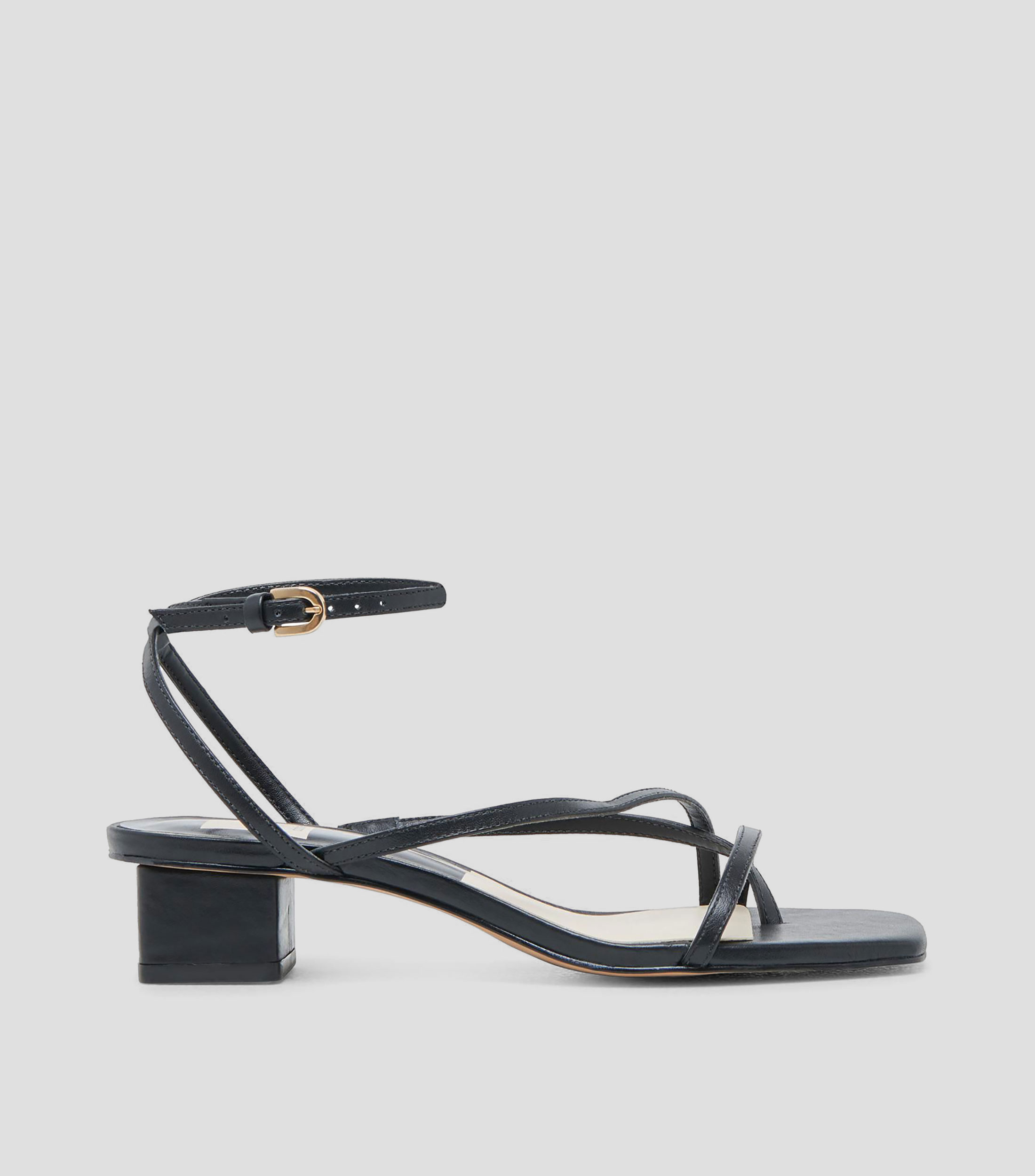 Sandalias de pulsera Karlos con tacón bajo cuadrado Mujer