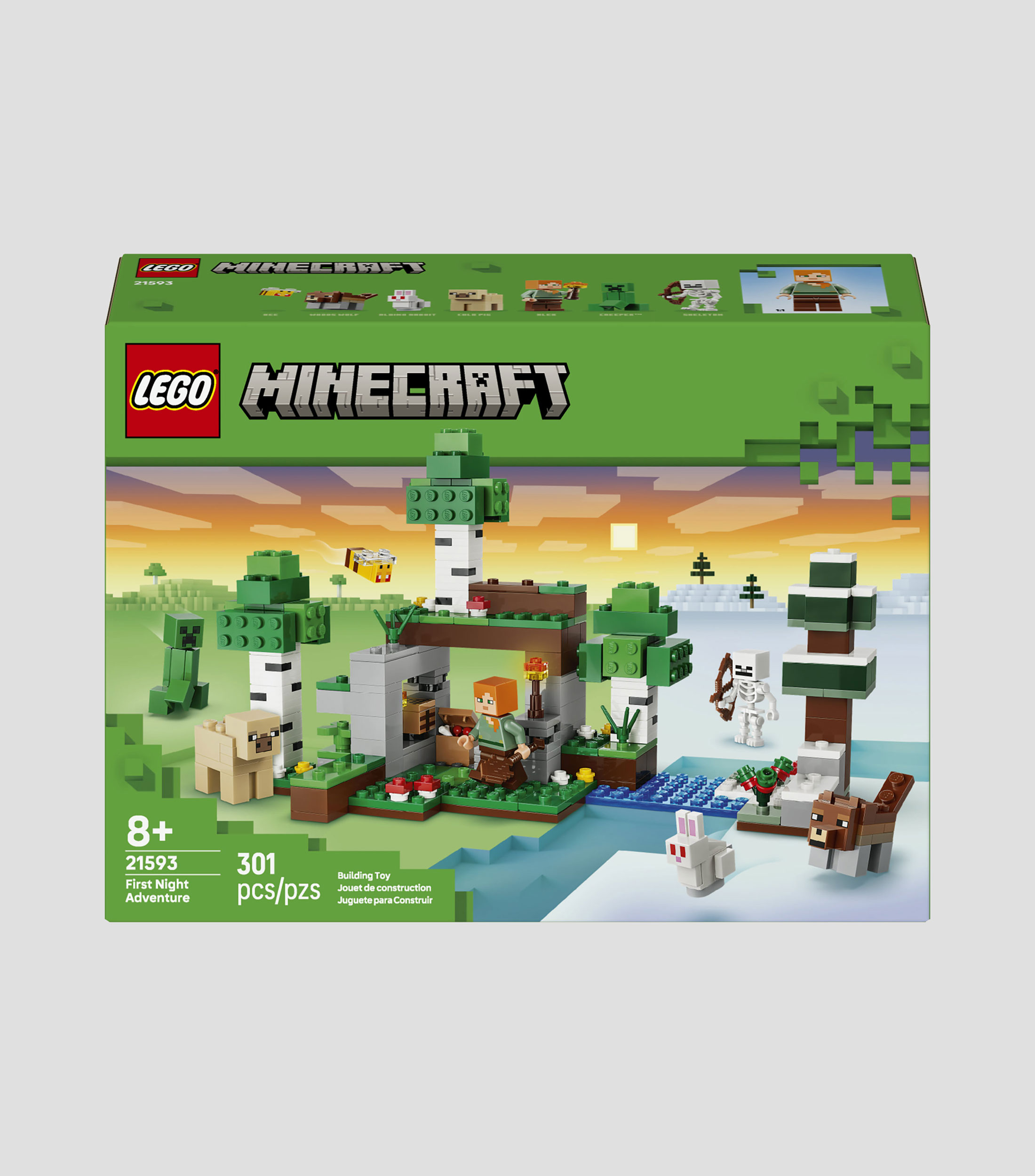 Lego Minecraft Aventura de la Primera Noche 21593