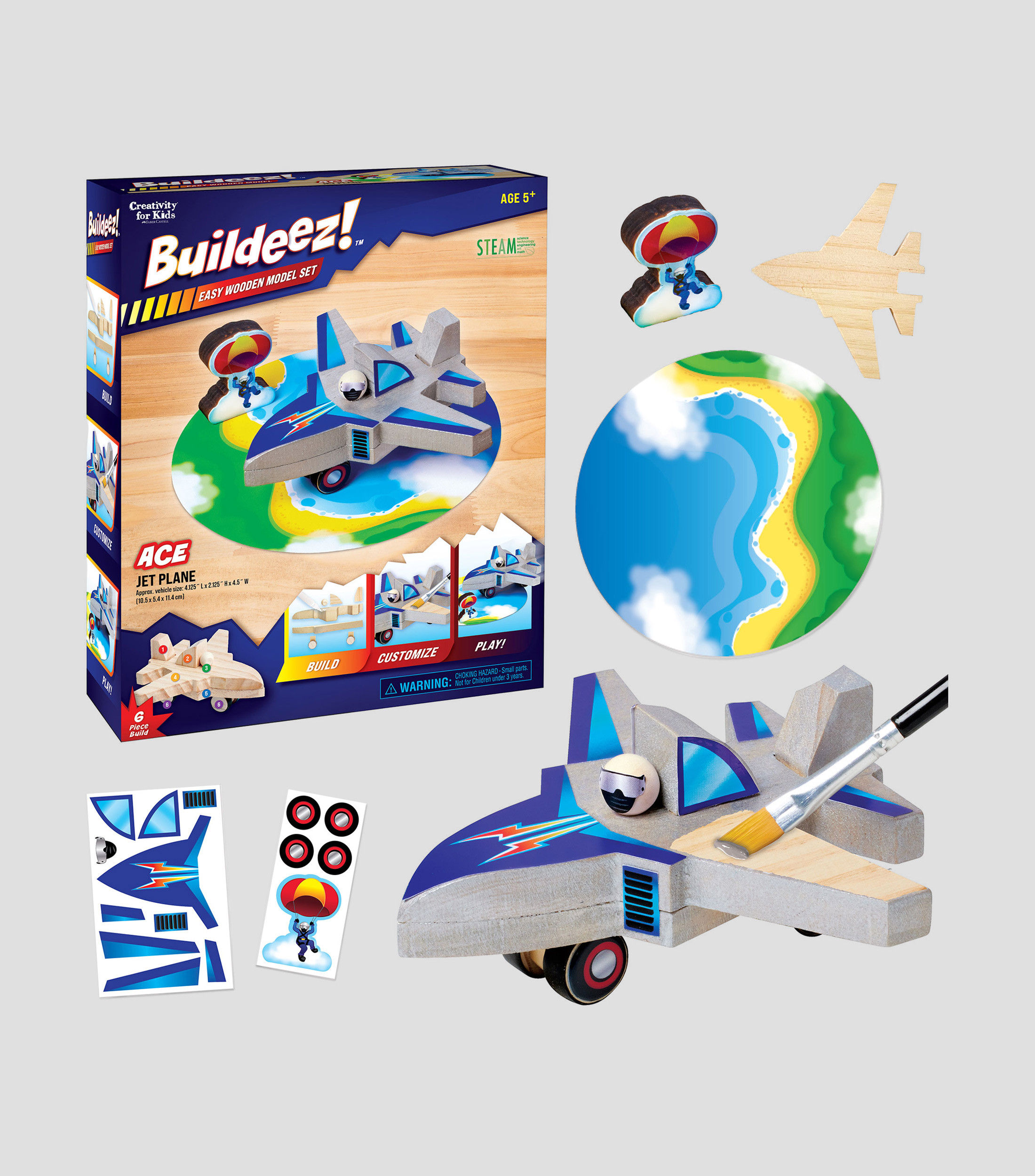 Buildeez Ace Jet Plane