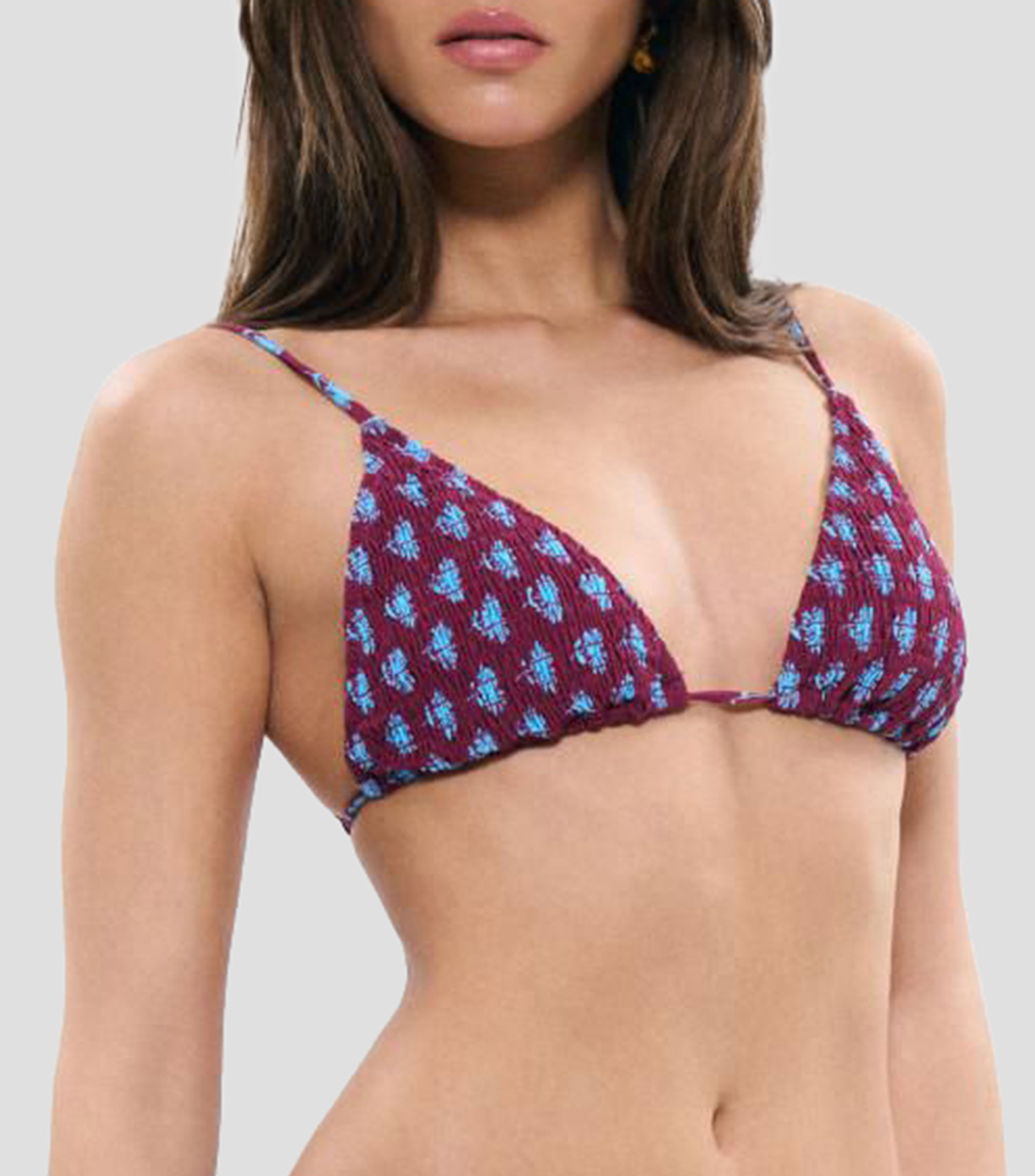 Bikini top estampado Mujer