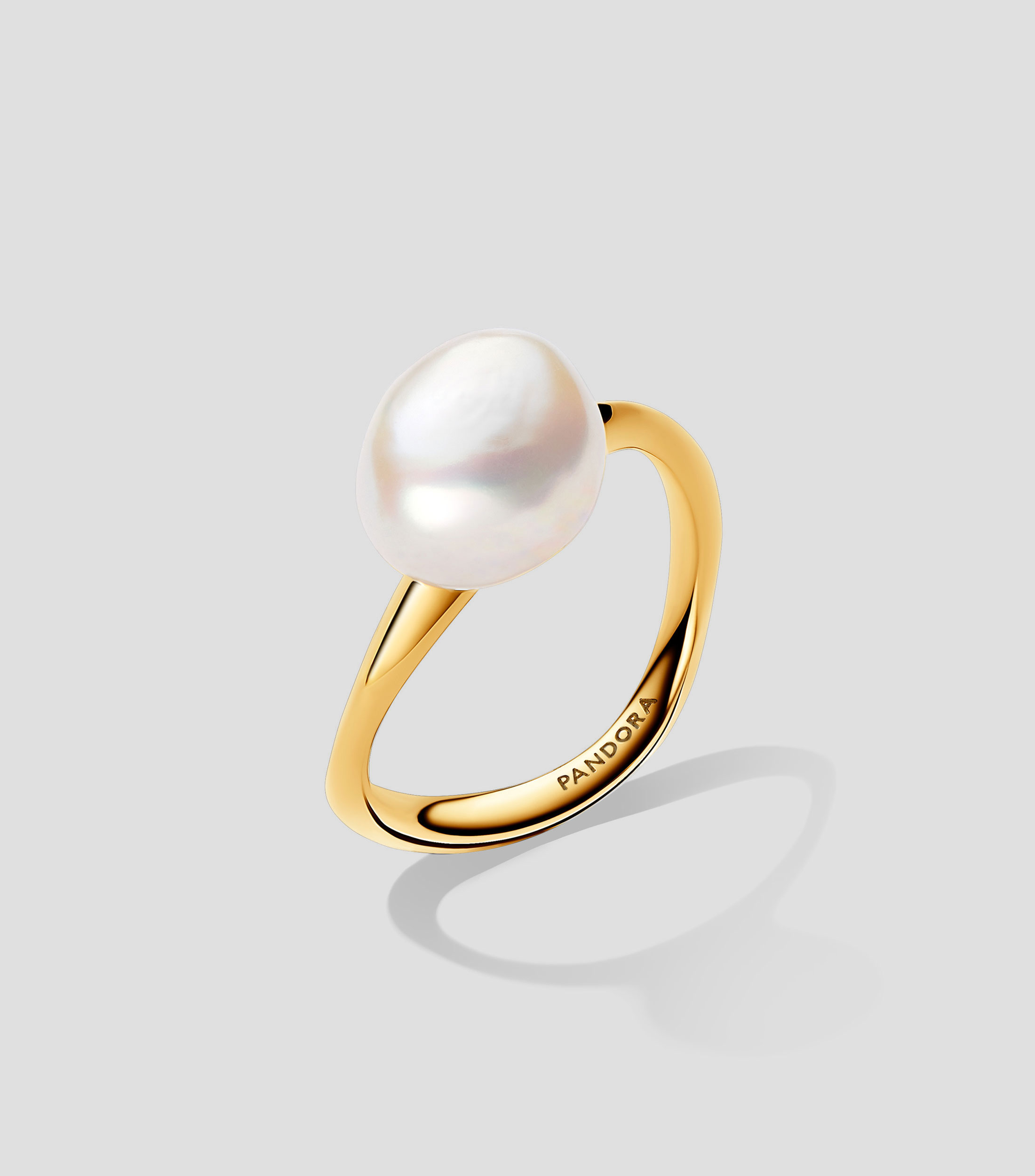 Anillo con perla Mujer