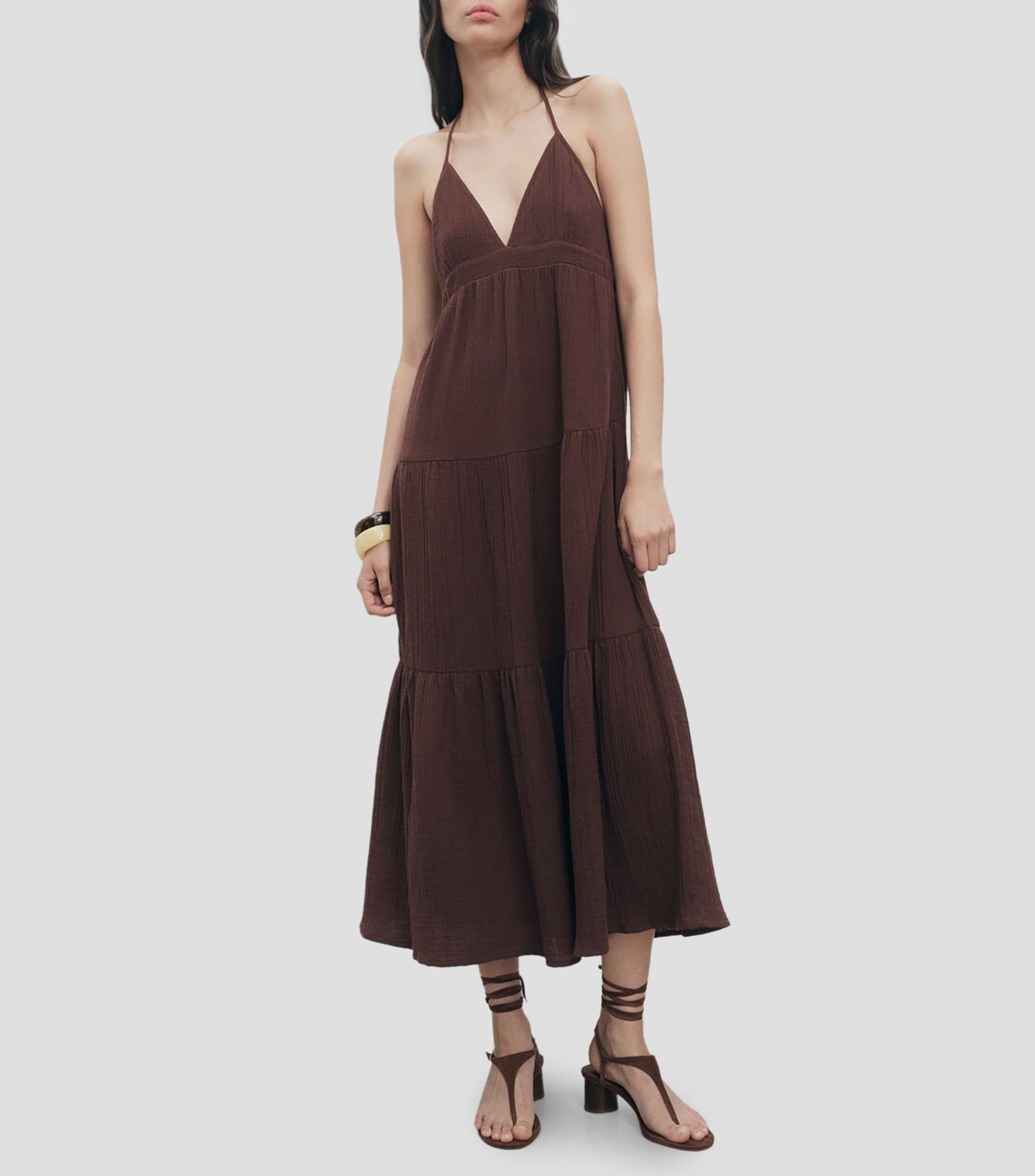 Vestido midi Mujer