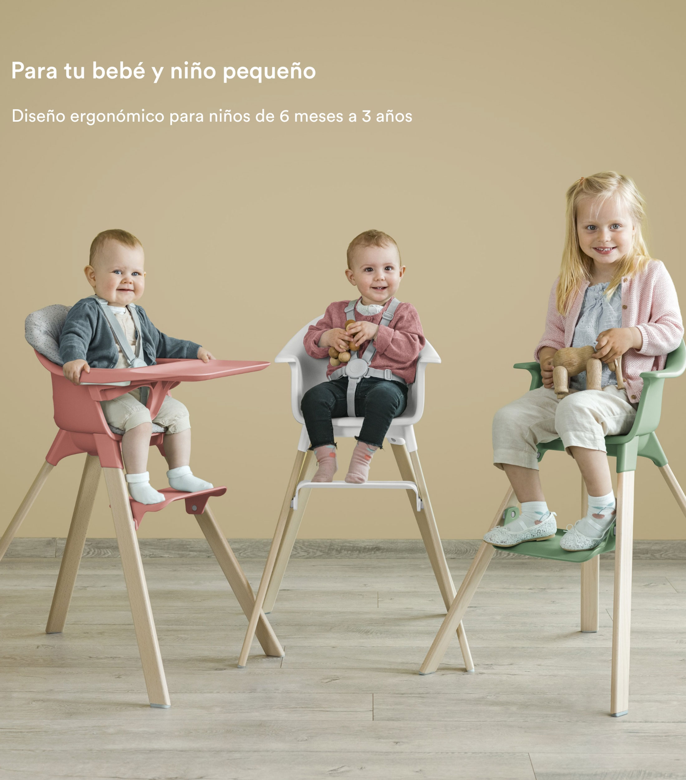 Silla Stokke Clikk Gris