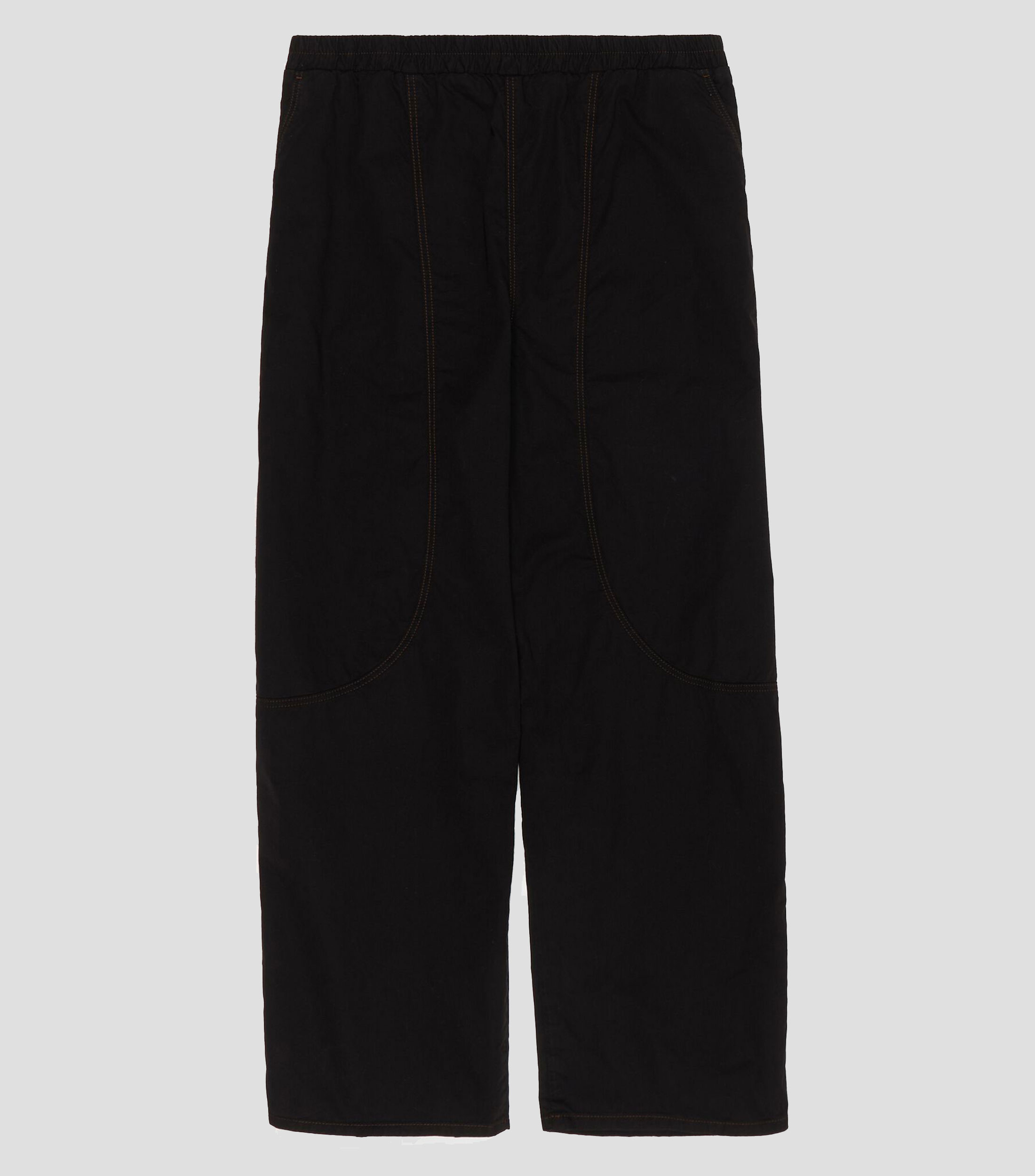 Pantalón jogger pespuntes decorativos Mujer