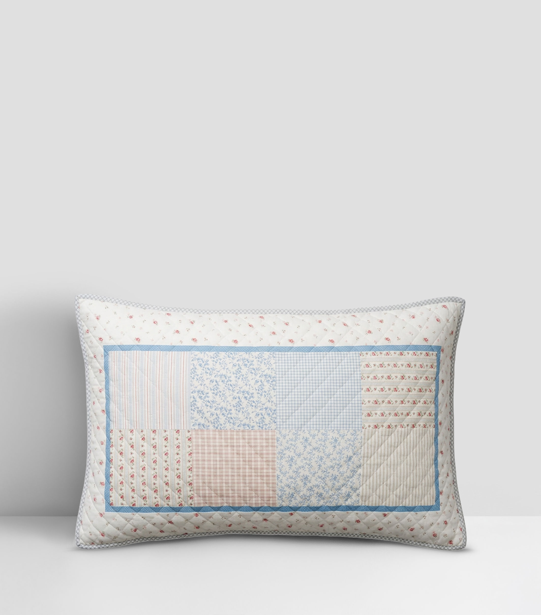 Funda para almohada King Size en algodón Marissa multicolor
