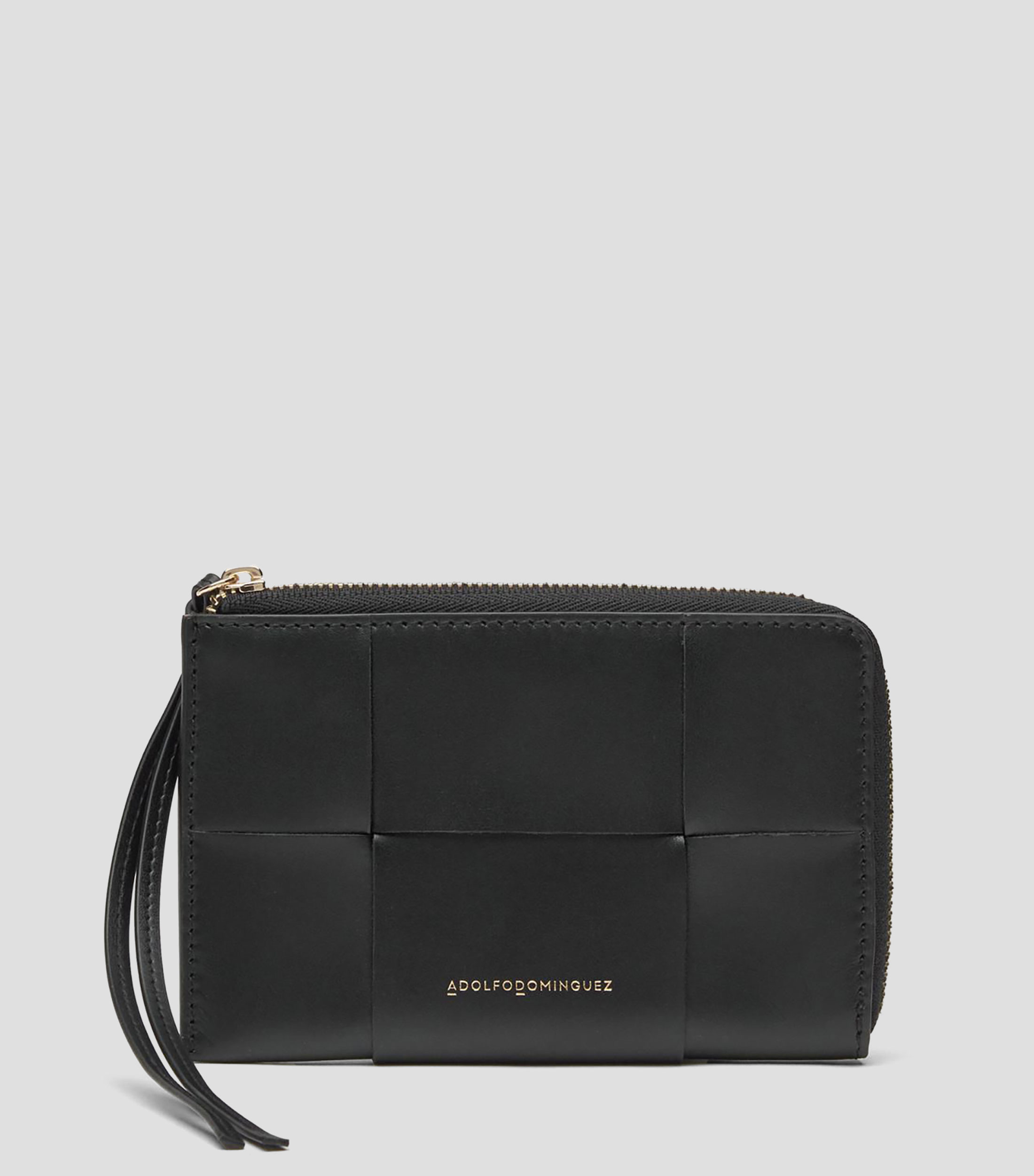 Cartera en piel liso Mujer