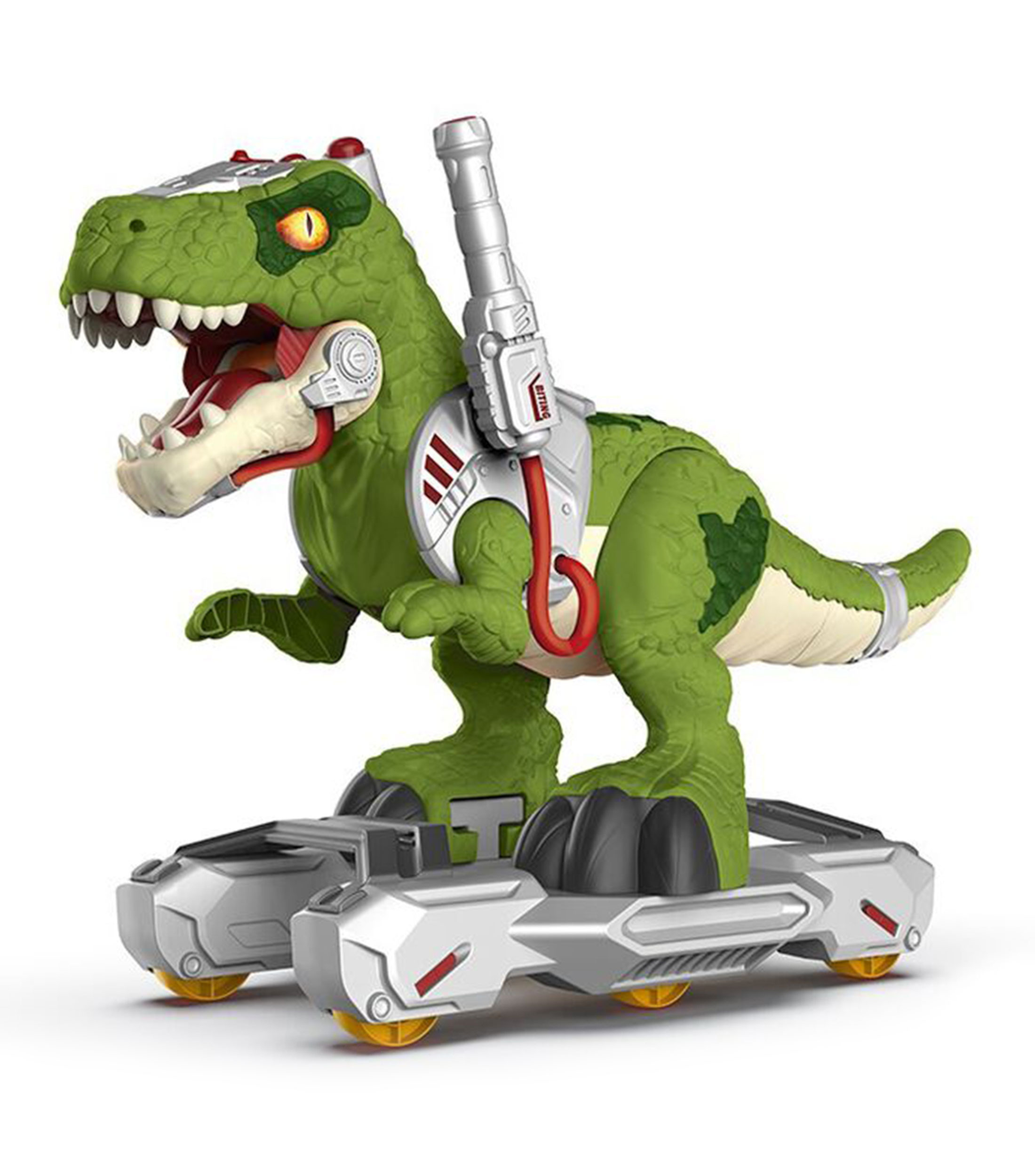 Dinosaurio Montable sobre ruedas